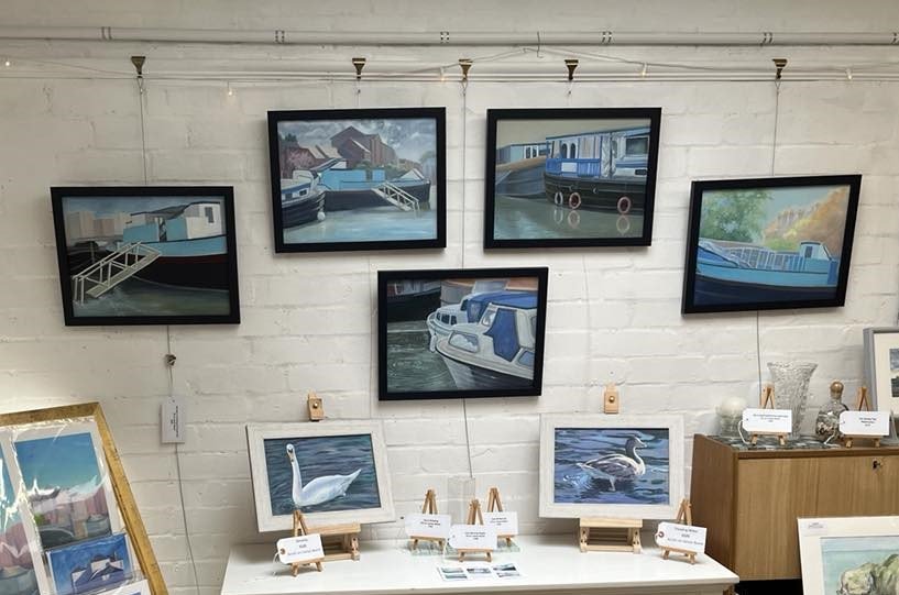Five Boats Framed.jpg