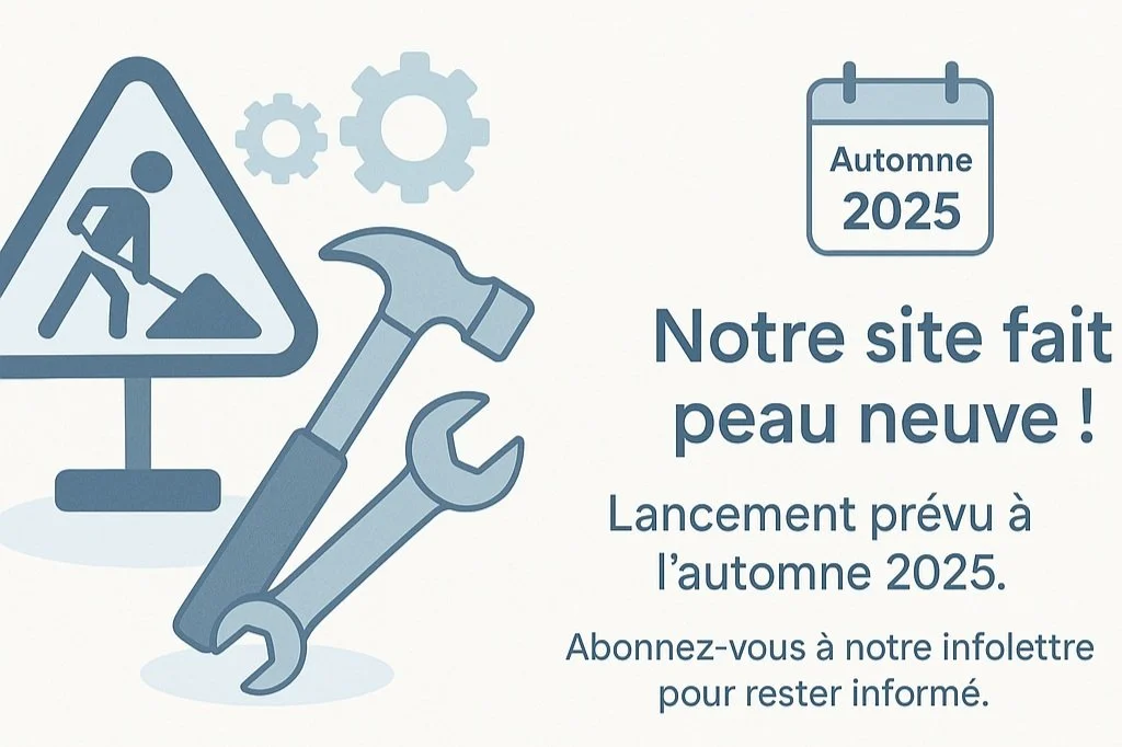 Refonte en cours de notre site web