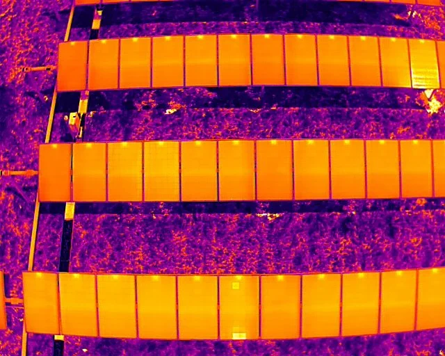 Solar farm thermal