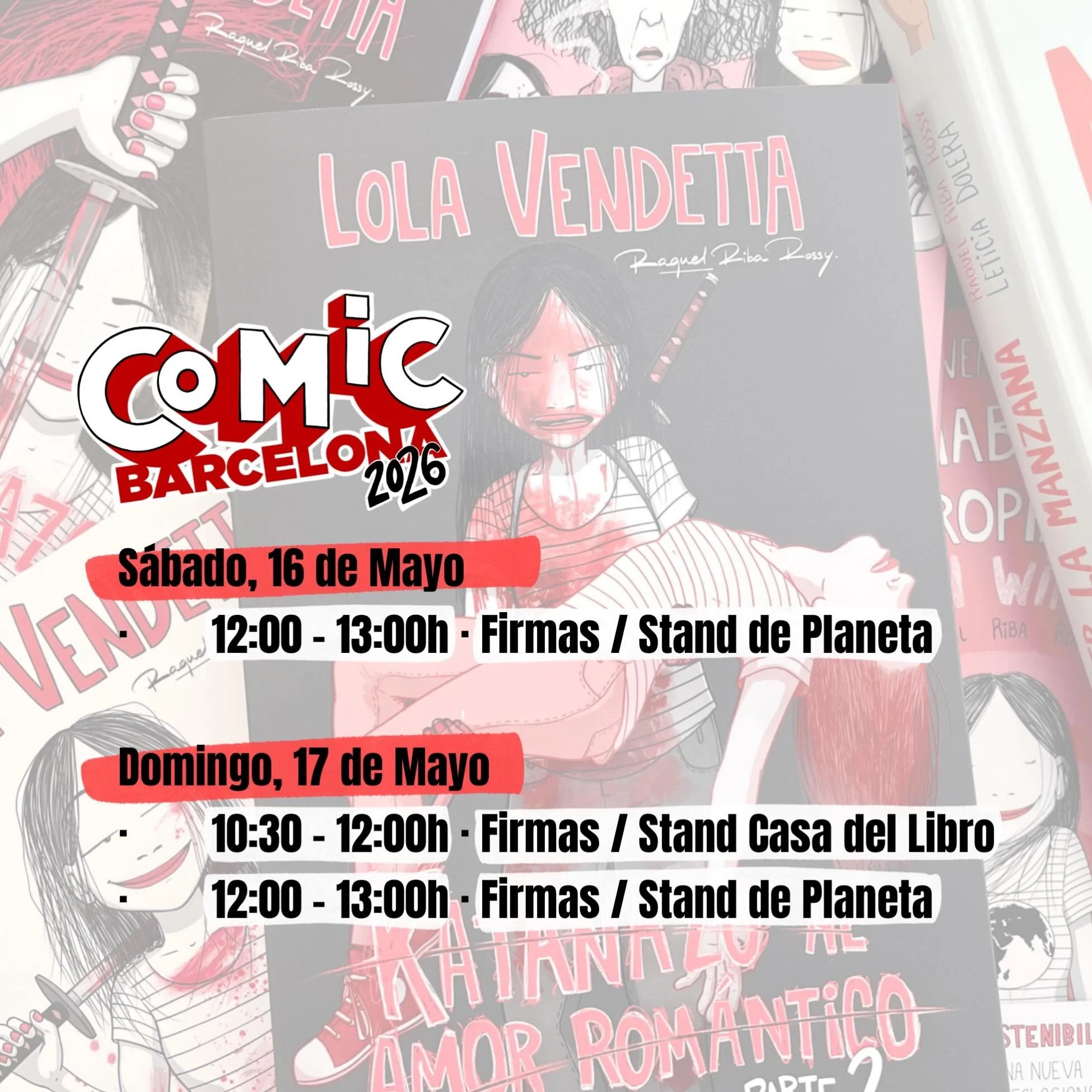 😃❤️&zwj;🔥 Nos vemos este fin de semana en el Sal&oacute; @comic_bcn