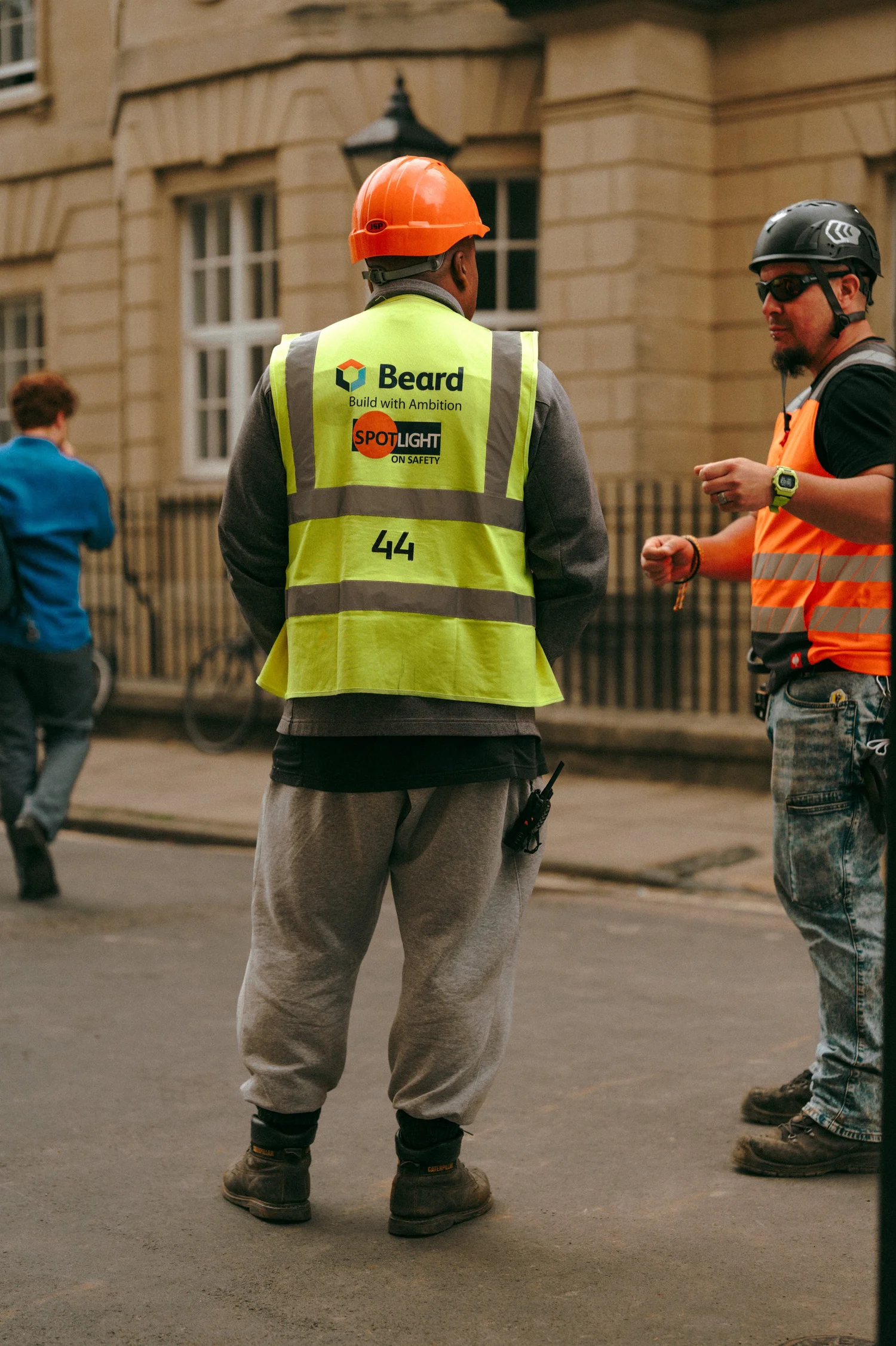 Man at work, Oxford