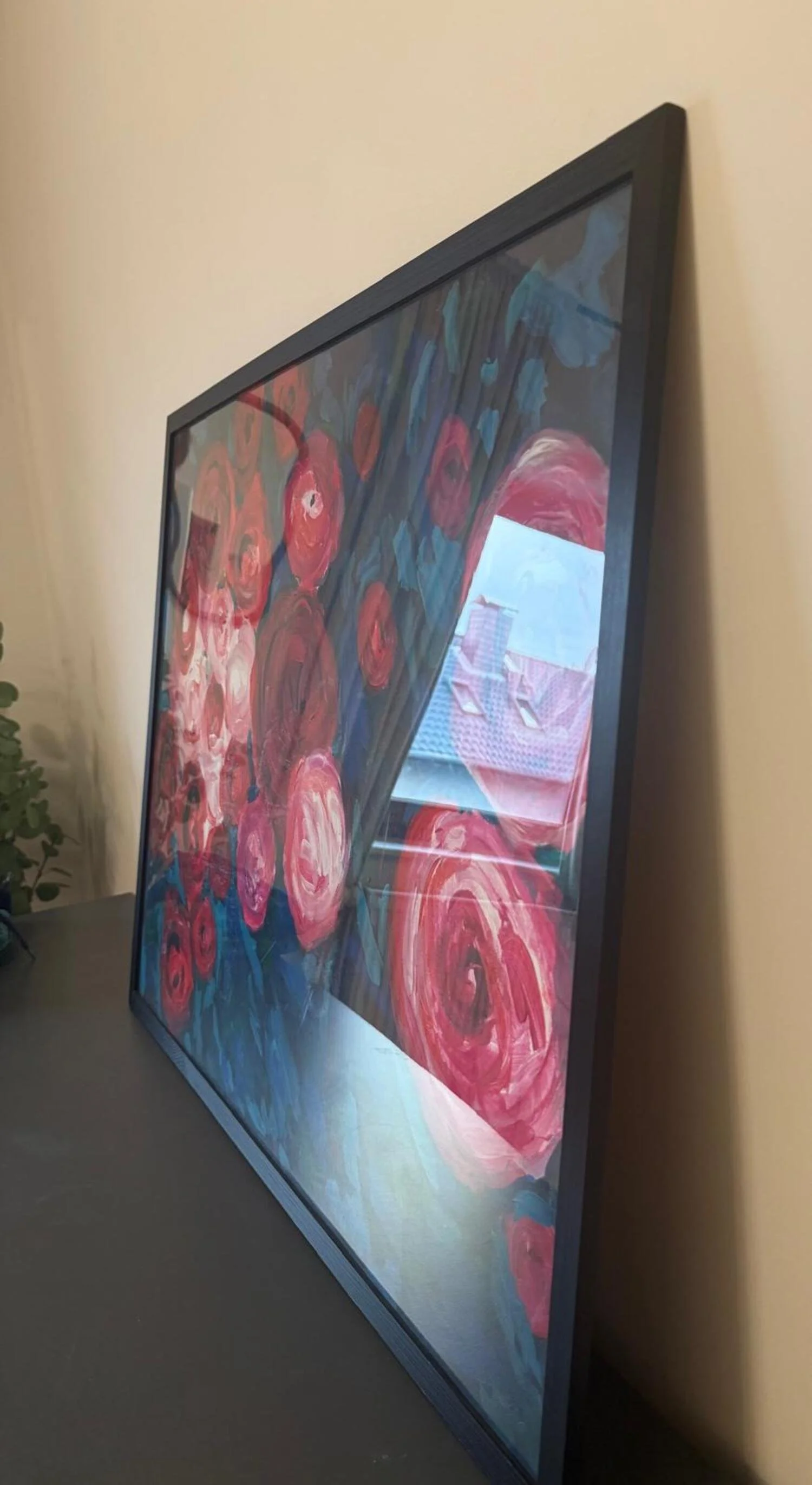 Moderne Malerei kaufen mit abstrakten Blüten