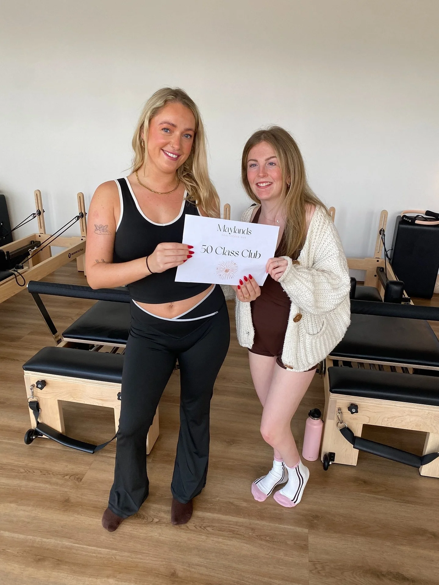 Congratulation to Jen and Lola for hitting to 50 class milestone!! You two bring so much energy and laughter to the studio 💕