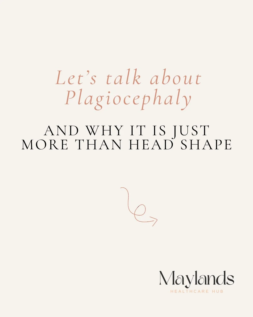Noticed a flat spot on your baby&rsquo;s head?
You&rsquo;re not alone 🙌

Plagiocephaly (also known as positional plagiocephaly) is a common condition where a baby develops a flattening on one side or the back of their head. This can happen when babi