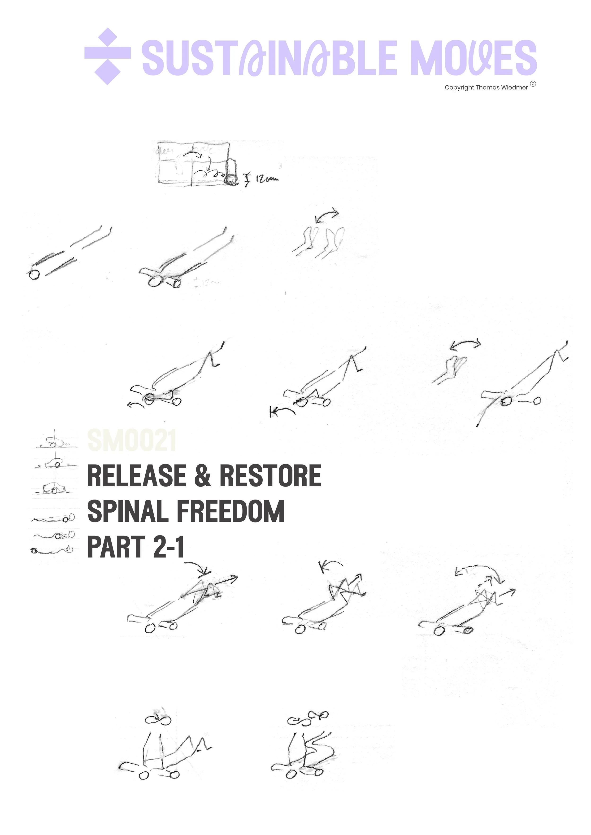 release & restore your spine's curves