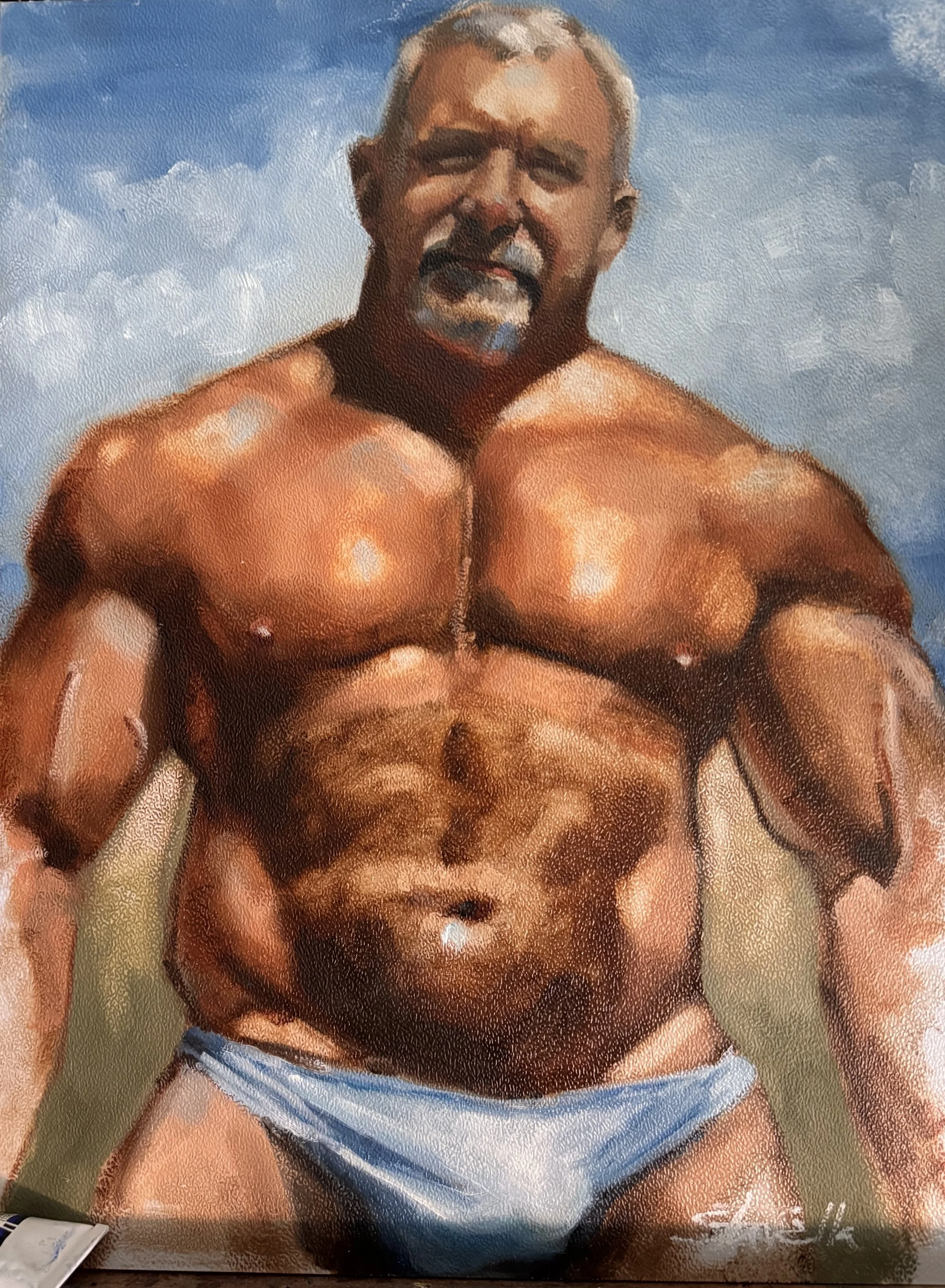 It's Cerulean 12x16 Oil on board