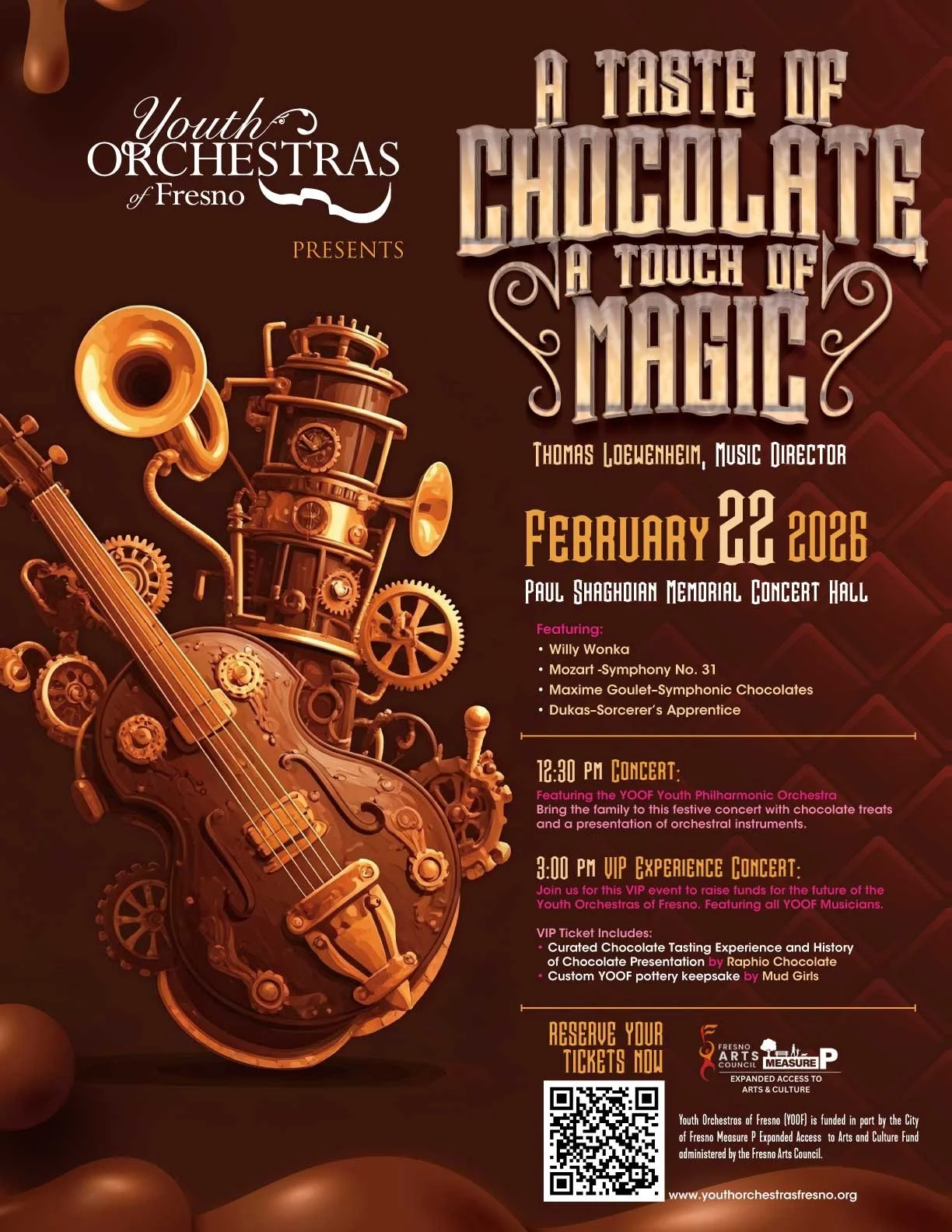 A Taste of Chocolate, A Touch of Magic: Young Person’s Concert