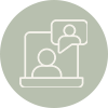 Icon mit Onlinetermin mit Psychologin Engelke aus Lüneburg