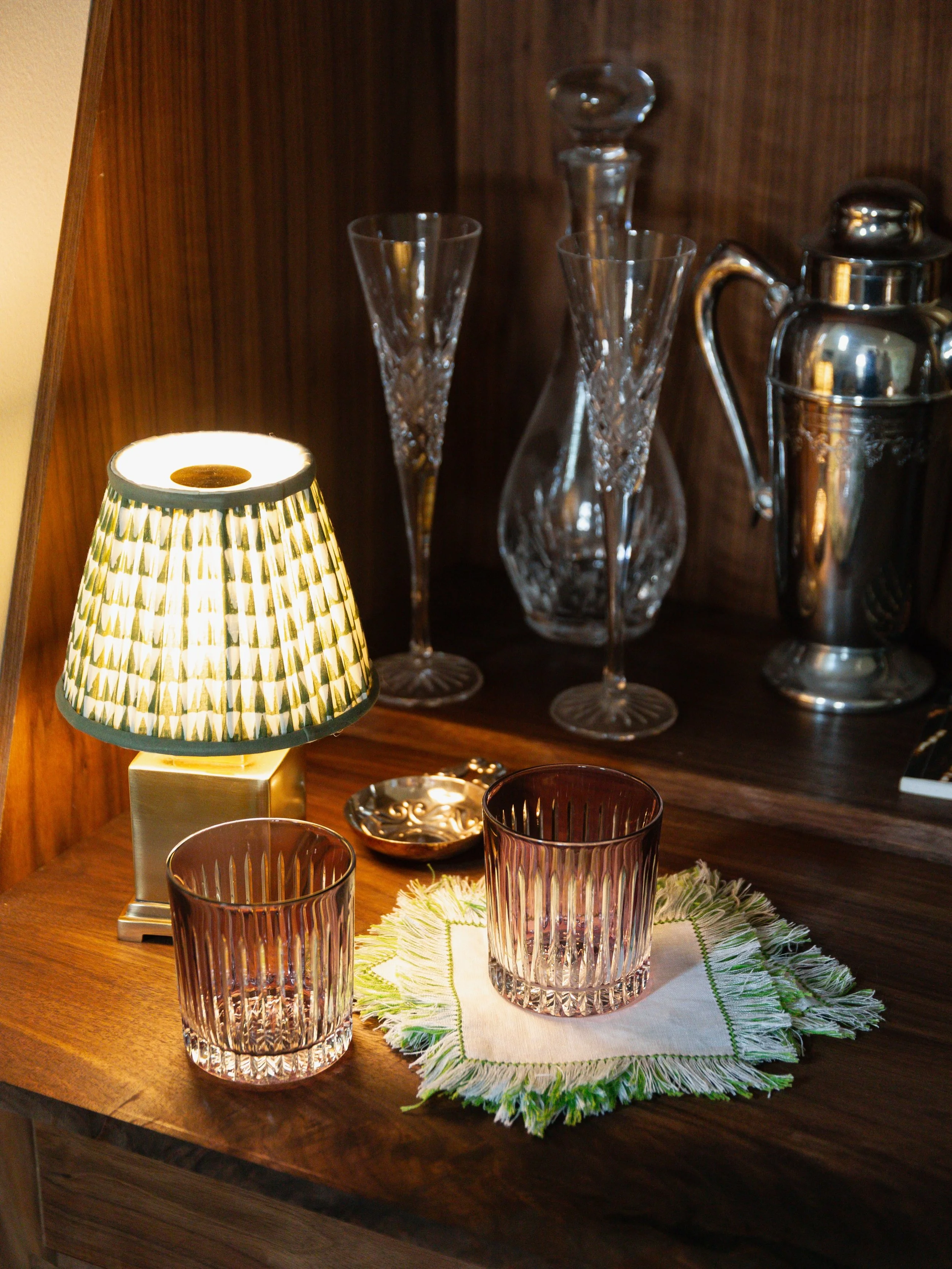 Tableau in motion. We carry just the right pieces to turn your home into your favorite bar, no reservations needed. 

#barathome #bardecor #glassware