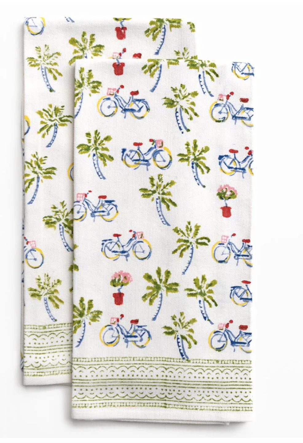 Tea towels, cotton, Lake Trail set of two