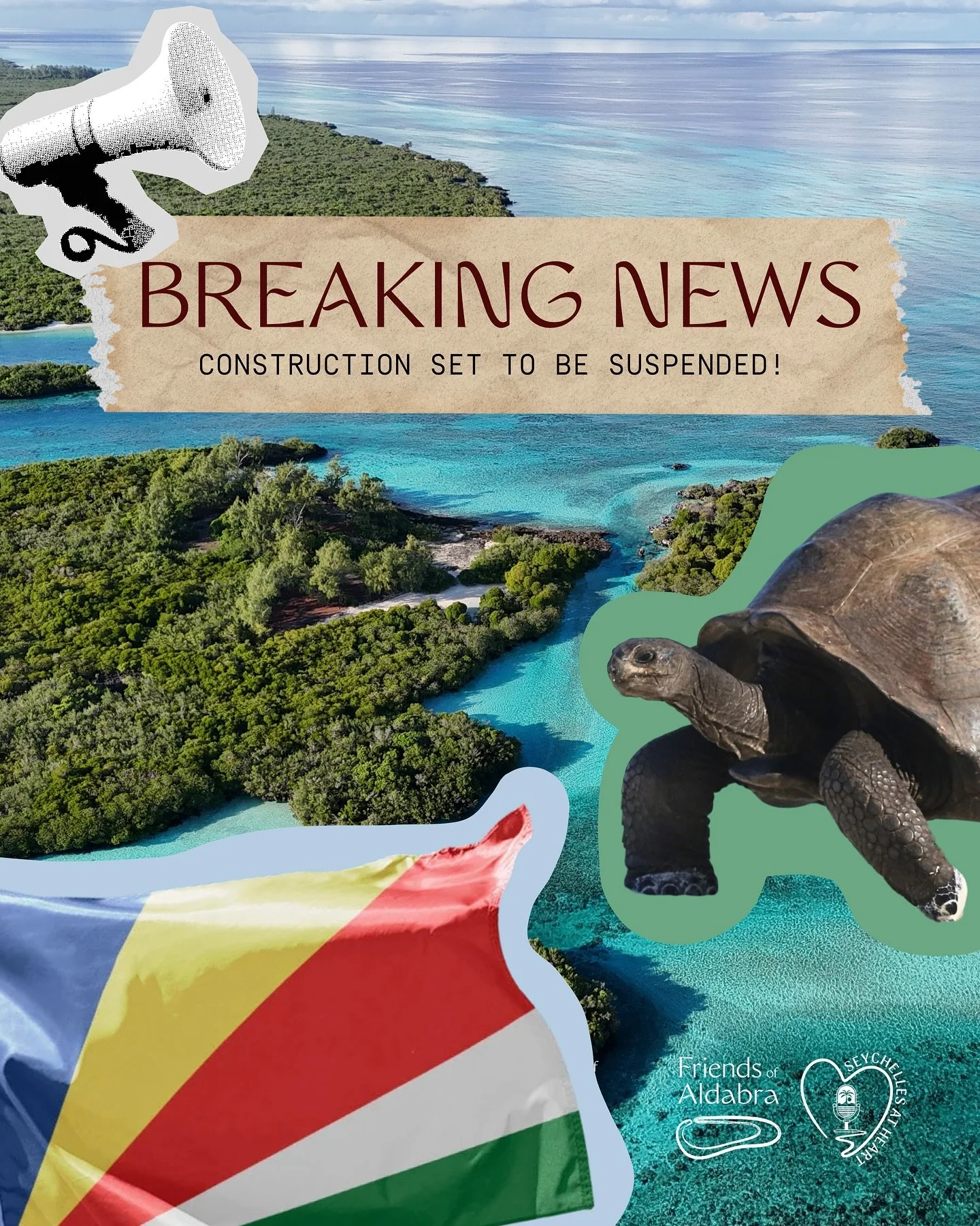 🌊 BREAKING NEWS! 

Seychelles&rsquo; President-elect, Dr Patrick Herminie, has announced he will suspend all construction on Assomption Island and review the Qatari-funded resort project. 🇸🇨

This comes after more than a year of public pressure an