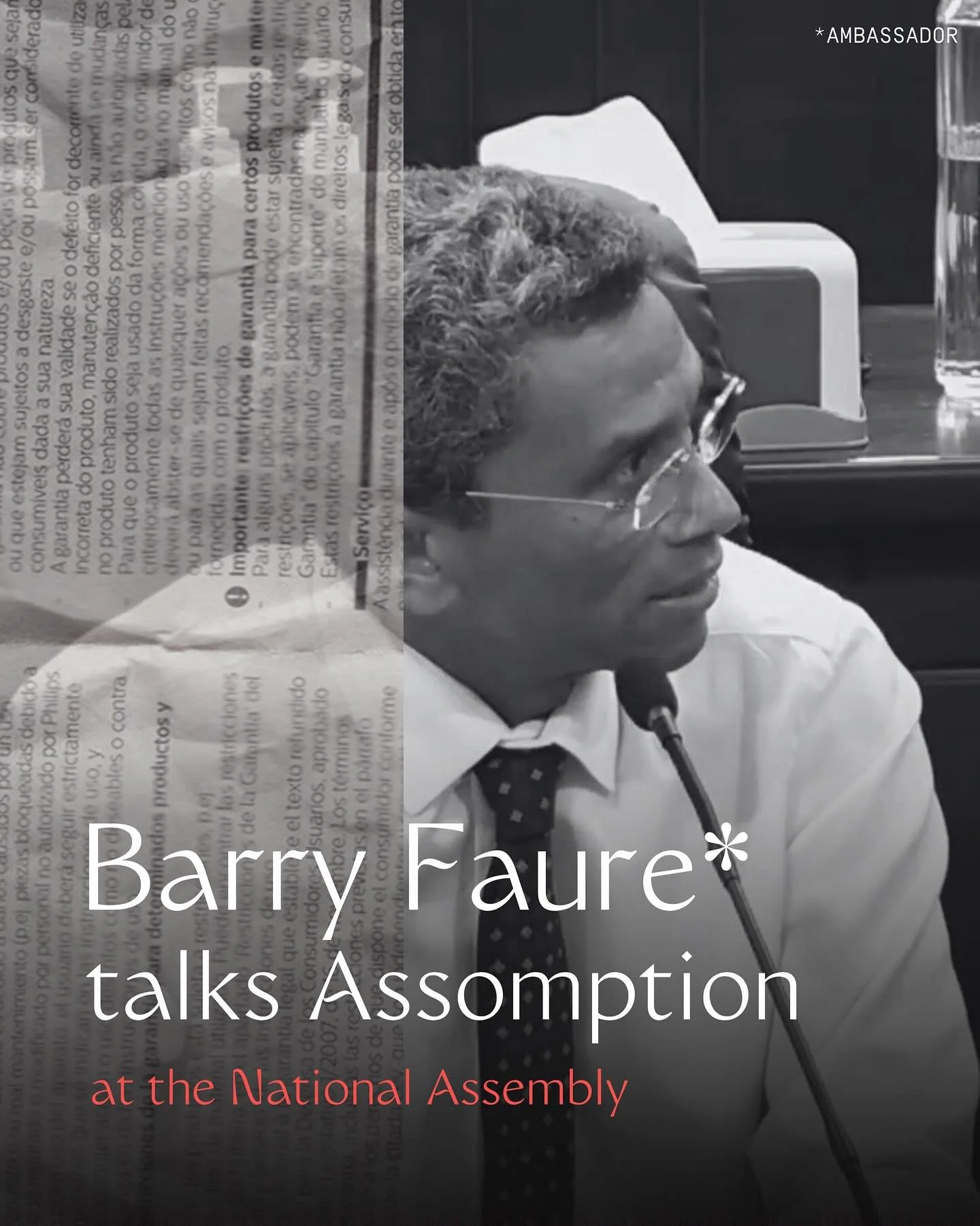 Last week, on Thursday 30th October, Barry Faure spoke at the National Assembly on the Assomption Island project.

His statement helped clarify some of the confusion around the new government&rsquo;s plans:
🔹President Herminie has not announced a mi