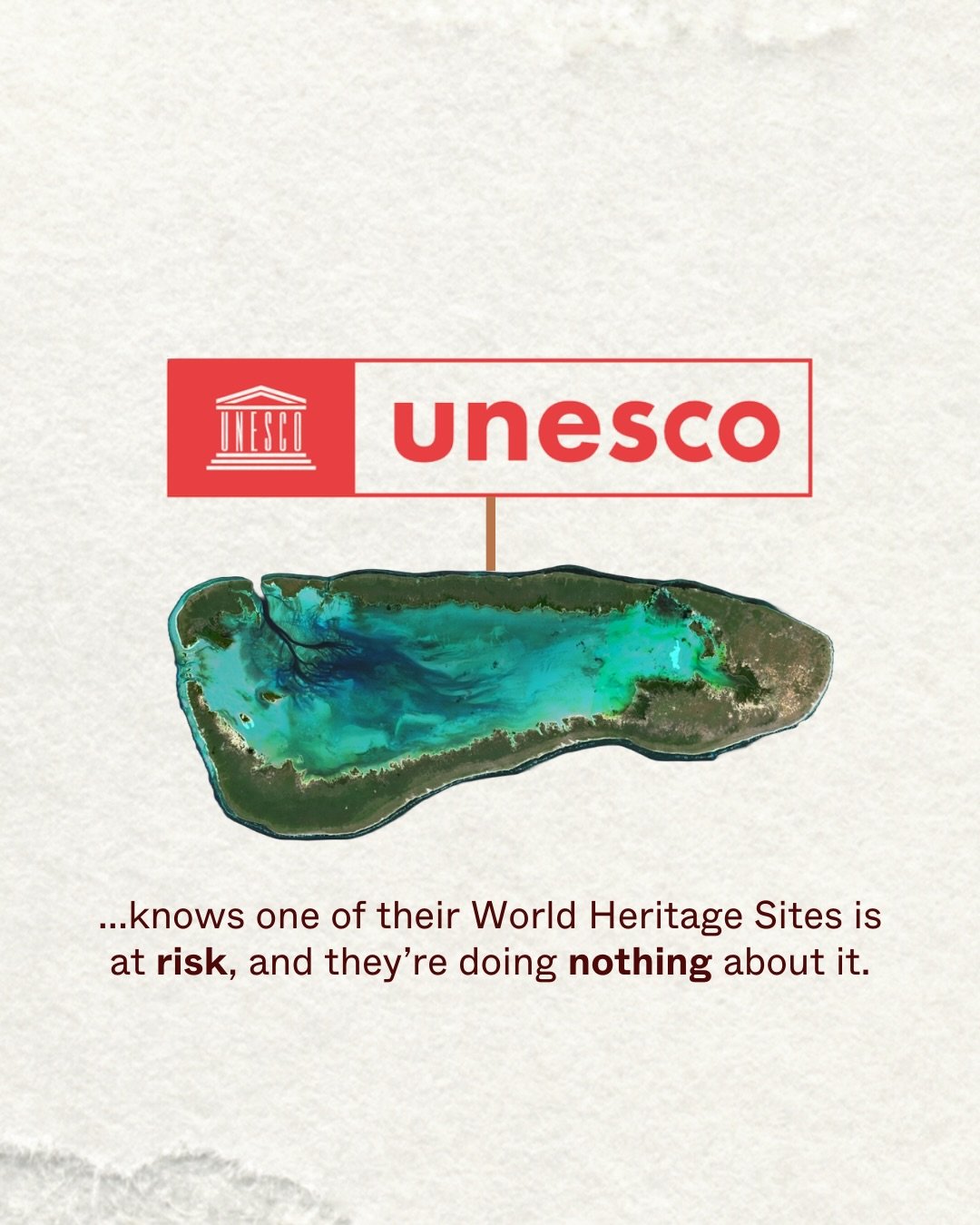 UNESCO knows one of their World Heritage Sites is at risk, and they&rsquo;re doing nothing about it. 

But, we can! 🤝

Join us in urging @unesco to protect Aldabra&rsquo;s 400+ species that don&rsquo;t exist anywhere else in the world. Without prote