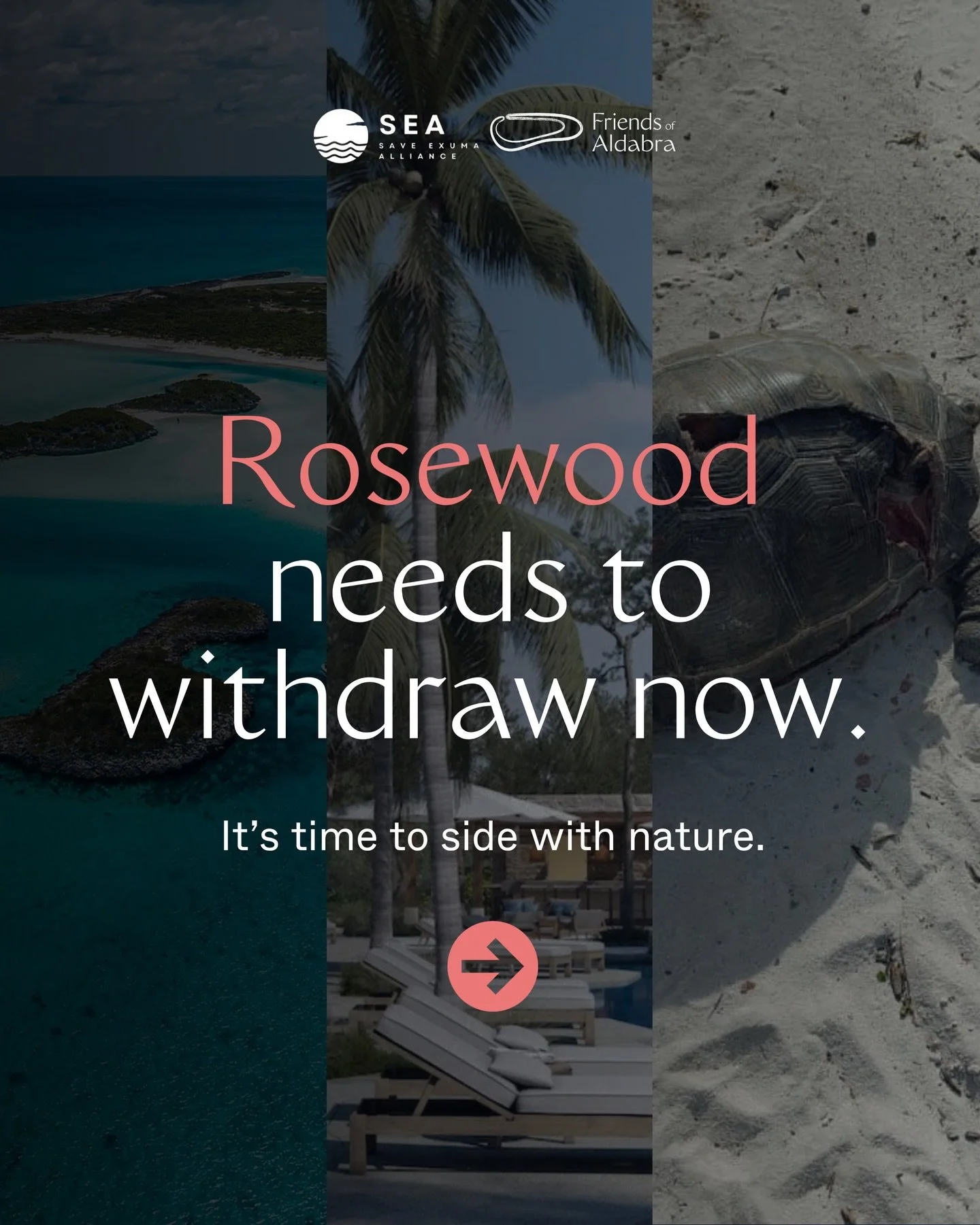 From the Caribbean and the Indian Ocean, our Bahamian and Seychellois coalitions stand united - because some places are too precious to be hotel backdrops.

This Earth Day, @saveexumaalliance and @friendsofaldabra are calling on @rosewoodhotels to wi