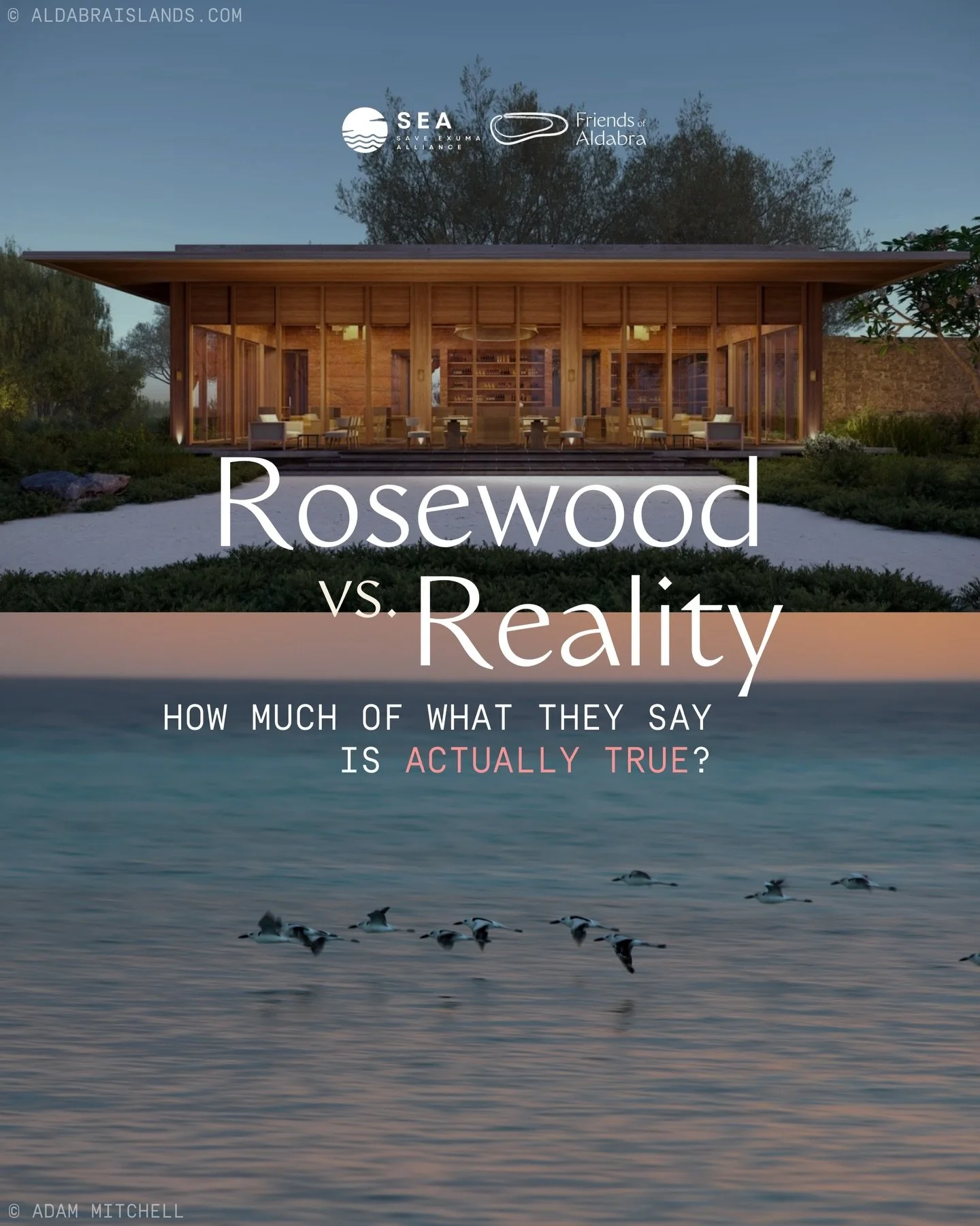 Swipe through for a masterclass in greenwashing, courtesy of @rosewoodhotels.

A beautiful sustainability webpage. A glossy sustainability report. Stunning photos of nature and smiling humans. But when you look beyond the surface, a different story e