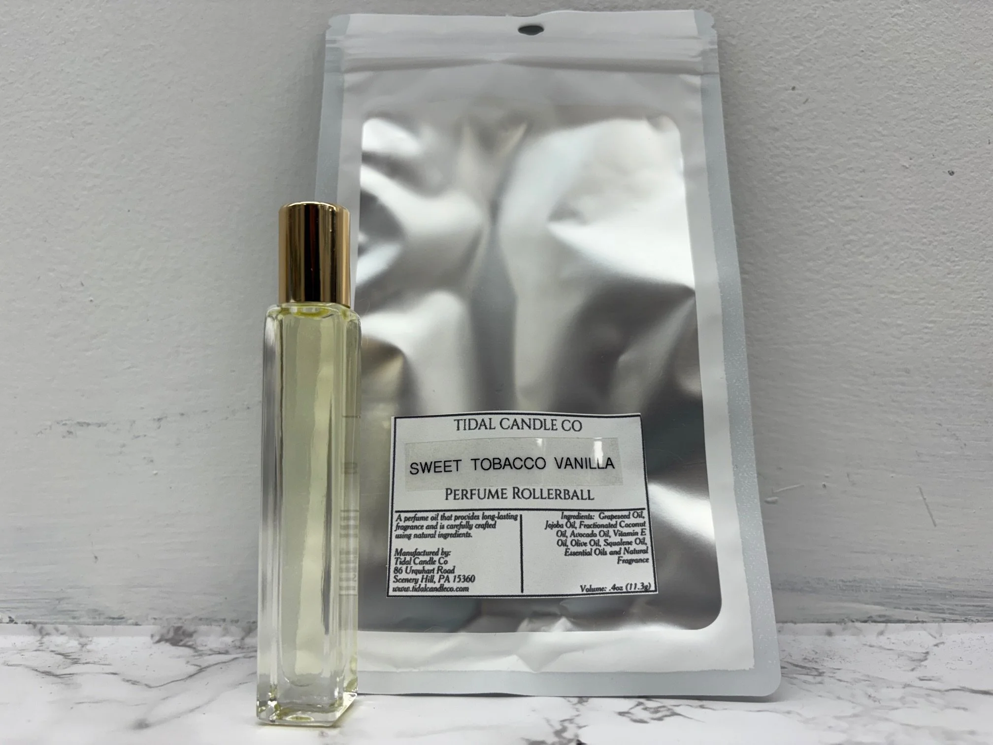 Sweet Tobacco Vanilla Perfume Oil Rollerball