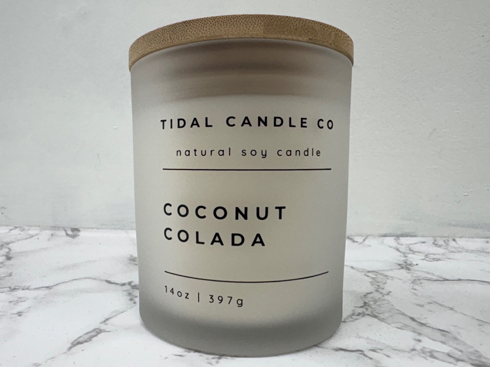 Coconut Colada Soy Candle Wood Wick
