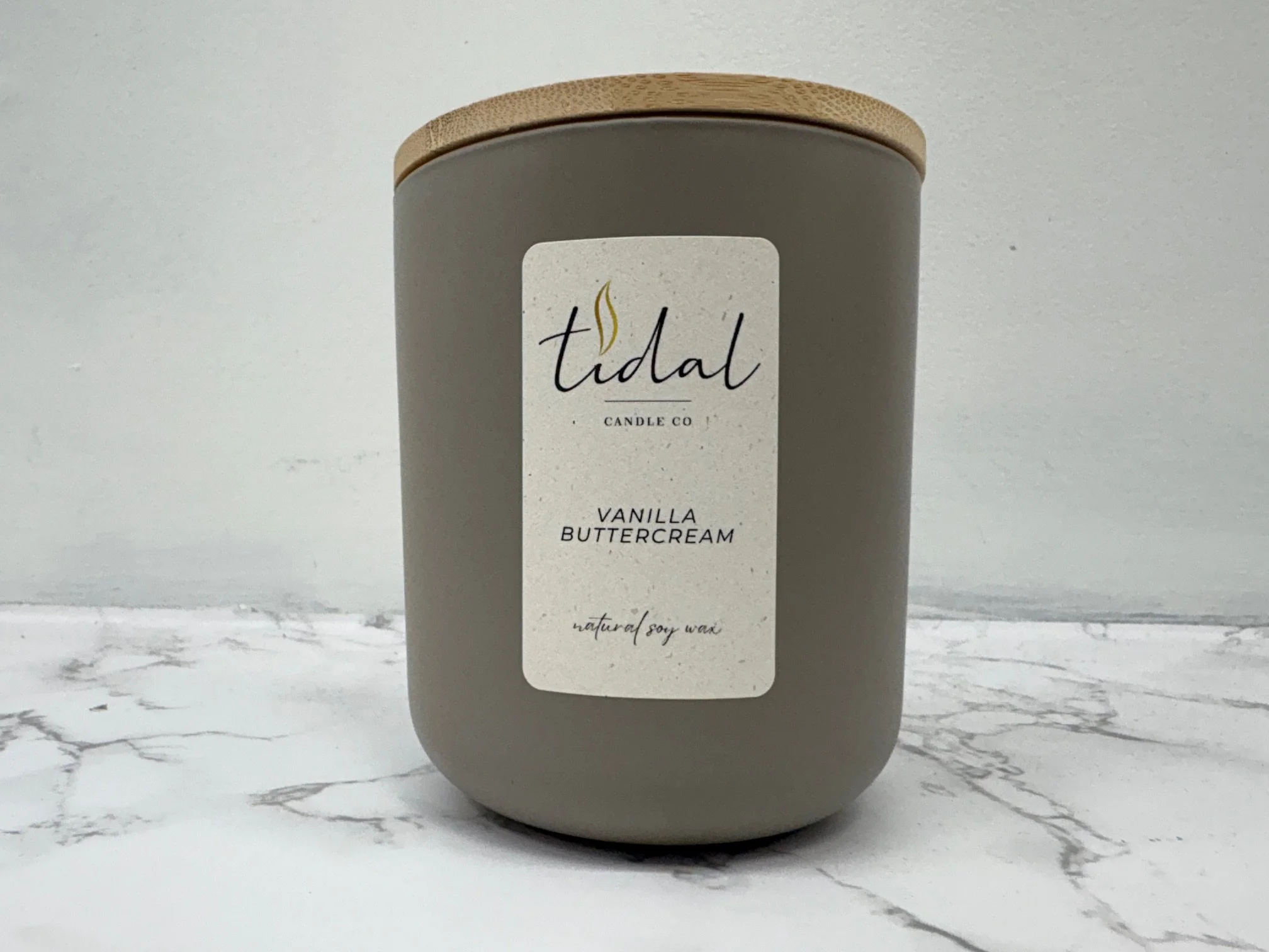 Vanilla Buttercream Soy Candle Wood Wick