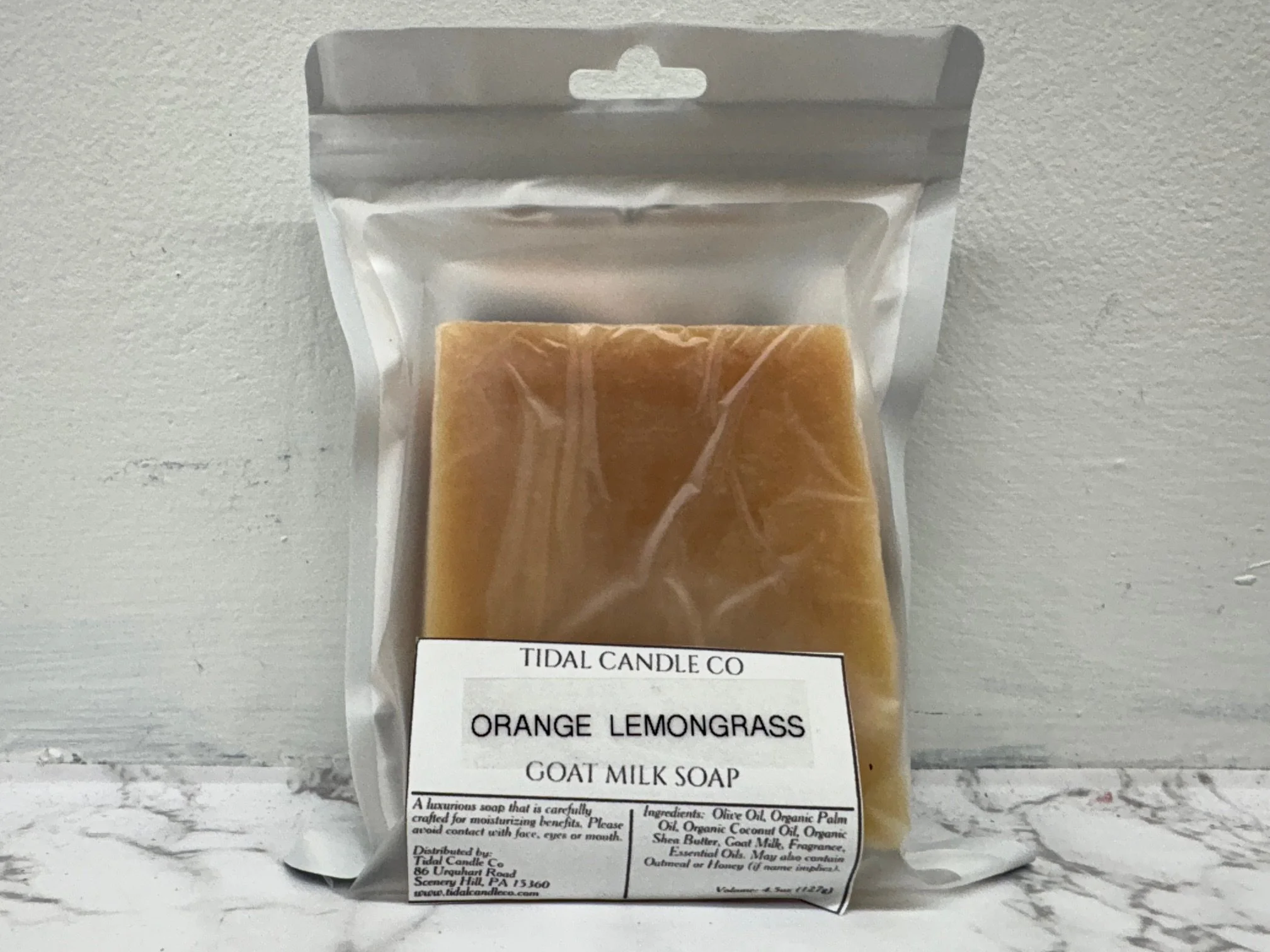 Orange Lemongrass Goat Milk Soap