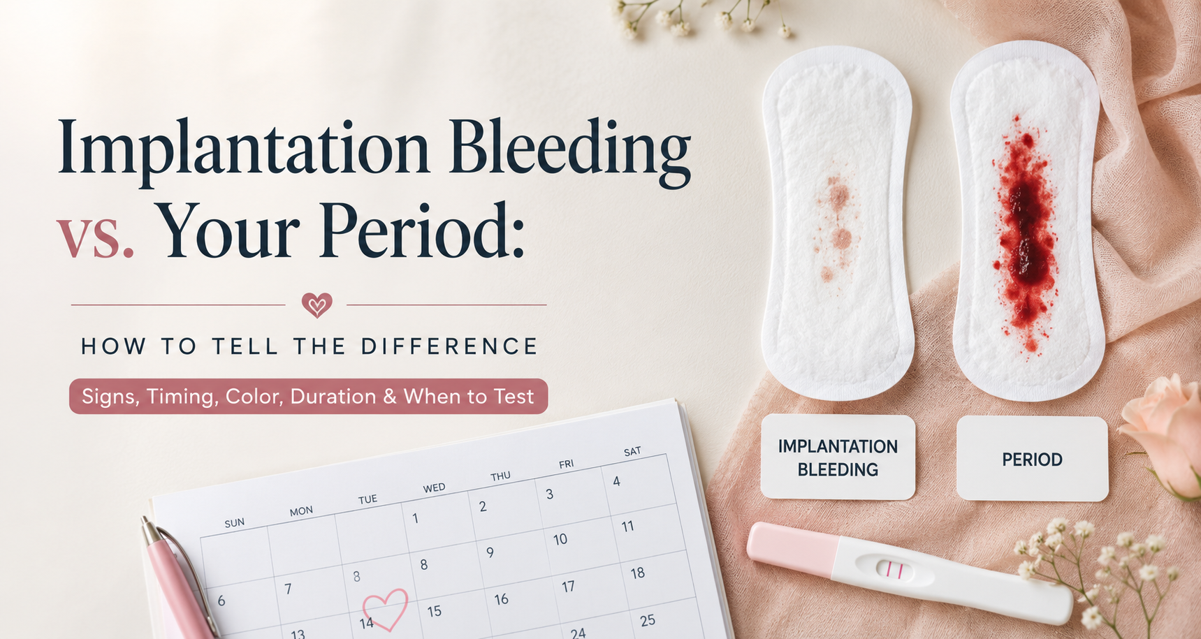 Implantation Bleeding vs. Your Period: How to Tell the Difference