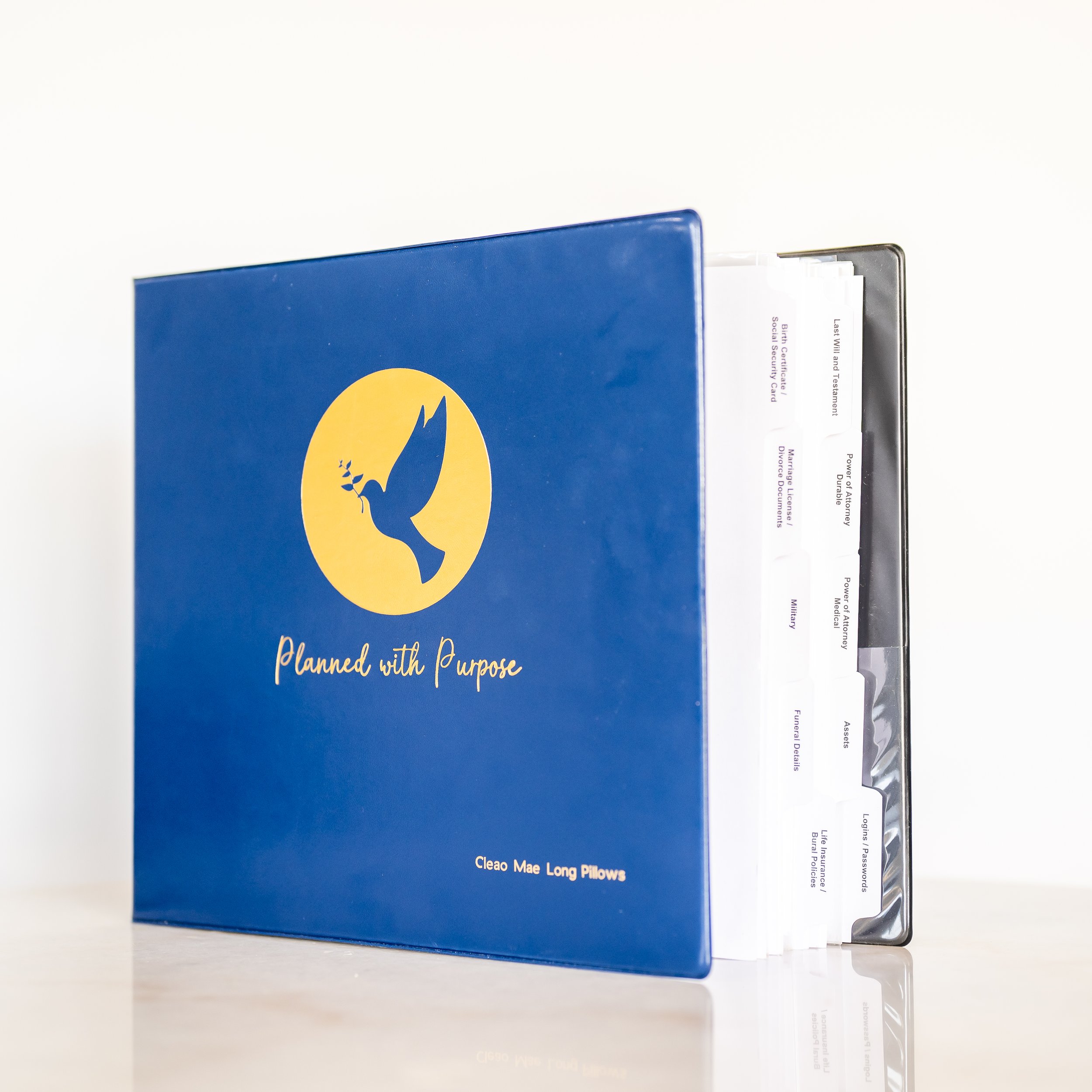Customizable End-of-Life & Funeral Planning Binder