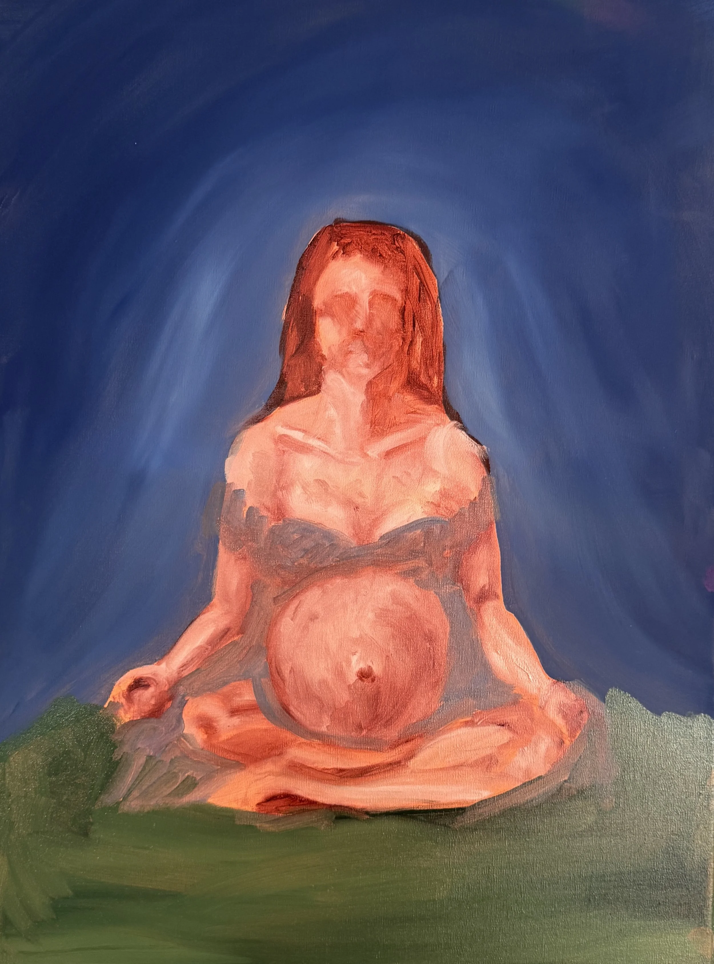  
Mother-wound (in progress)  
They did not warn me, 
when I was as full as the moon, 
that the hardest part would be shielding my children, 
from the quakes and the fire,  
of my panic. 
I am the ground they walk on, 
the bed they sleep in, 
so I mu