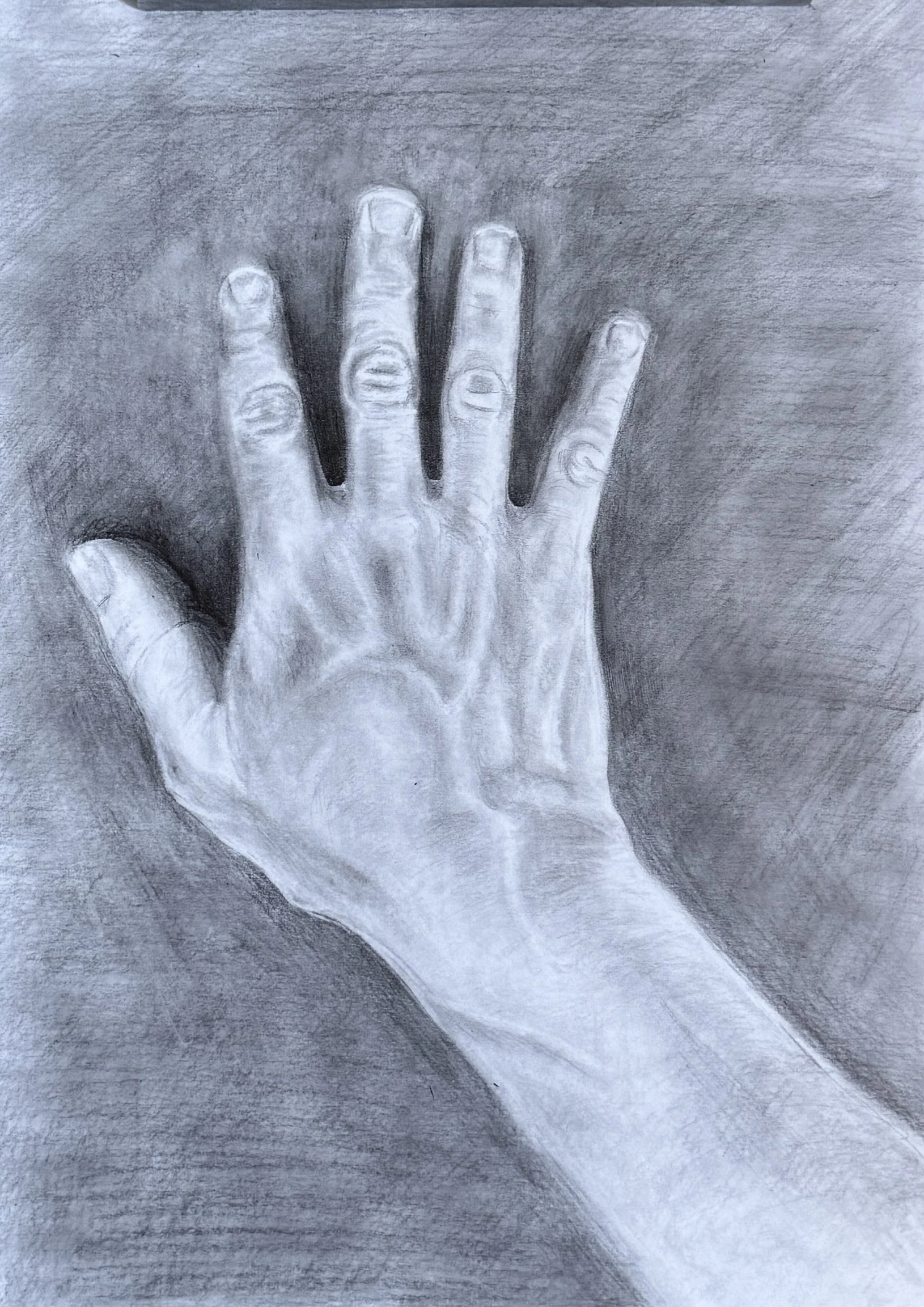 Self Acceptance (graphite-in progress)