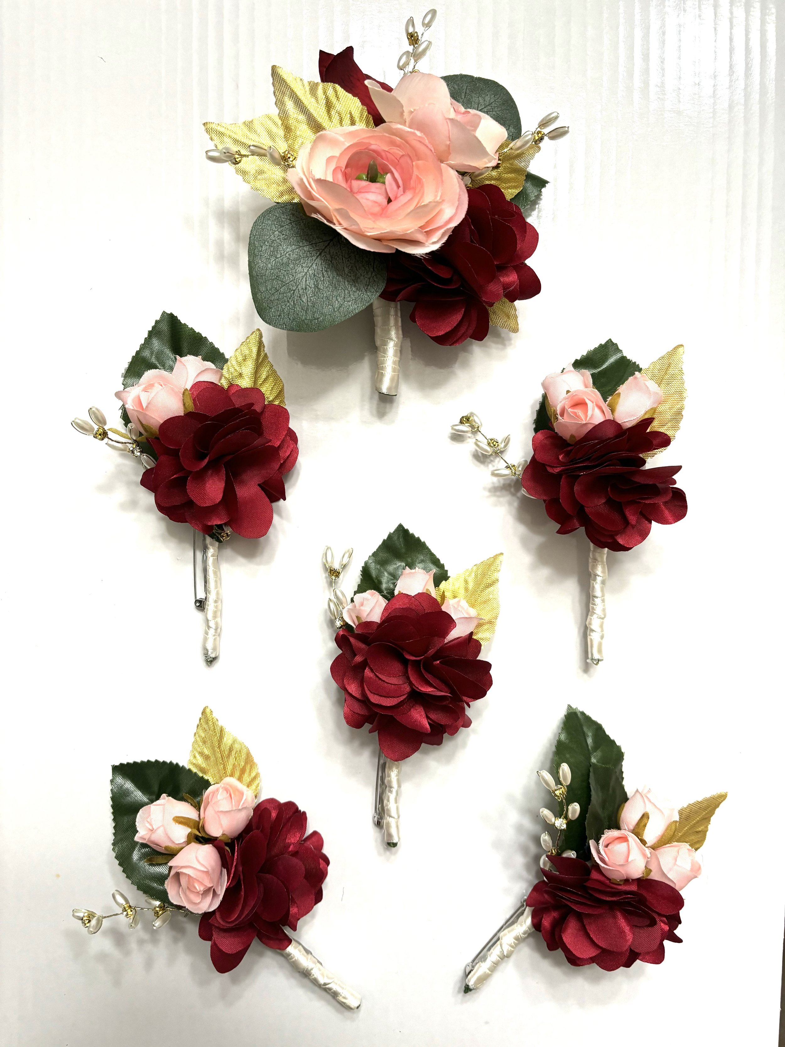 Corsage and Boutonnière set