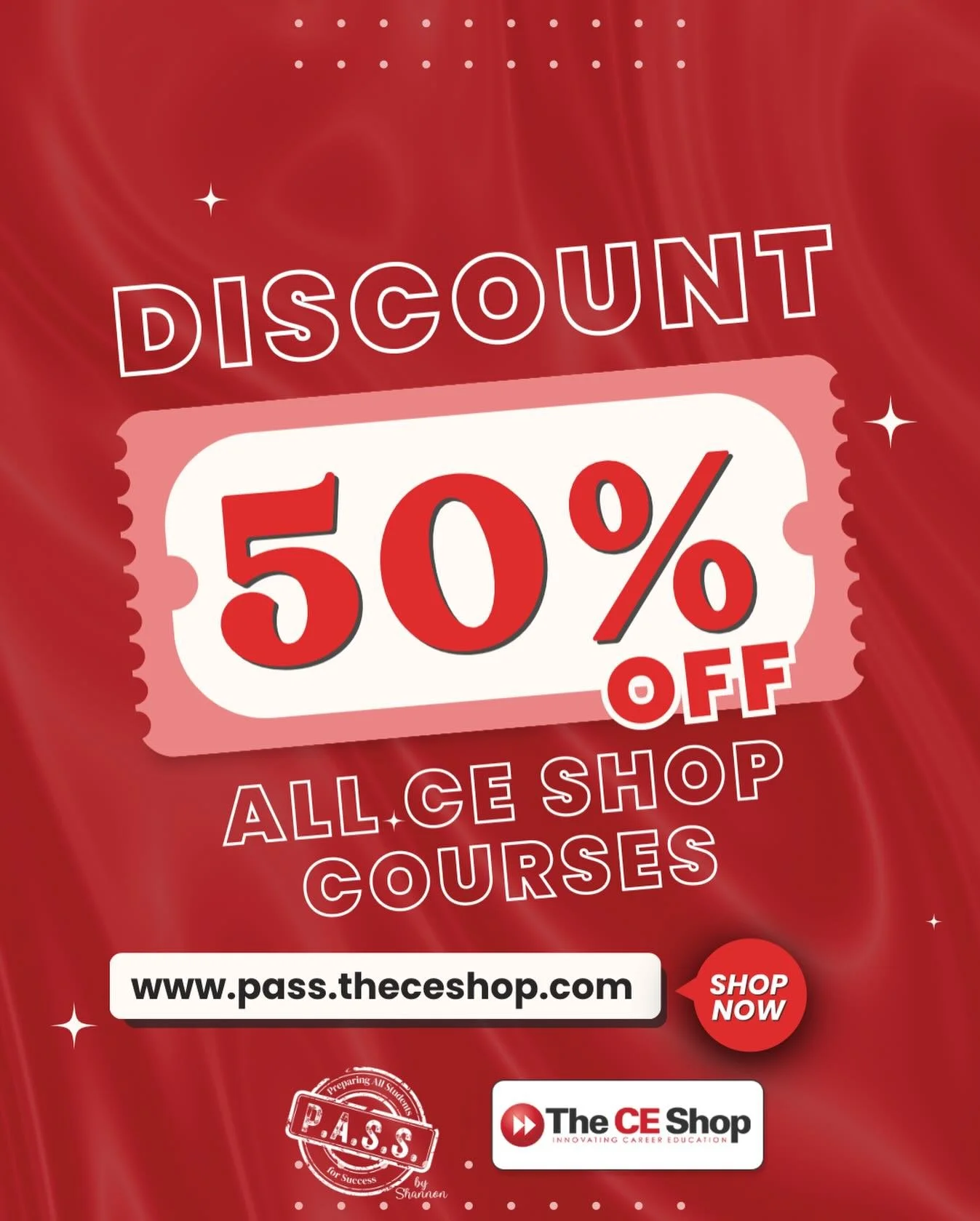 ✨ **Cyber Savings Are Here!** ✨
Unlock **50% off** all Licensing and Continuing Education courses when you visit **pass.theceshop.com** and use promo code **CYBER50**.

Whether you&rsquo;re growing in **Real Estate, Mortgage, or Appraisal**, now is t
