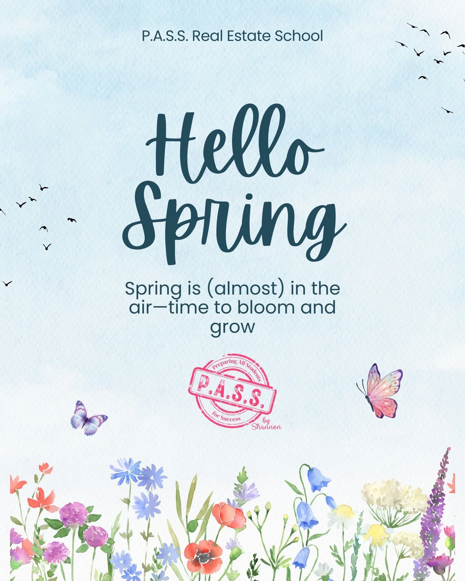 Spring is (almost) here and it might be the perfect time for a fresh start. 🌷

If you have been thinking about a new career, why not let this be your season to grow? Real estate could open the door to new opportunities, flexibility, and a future you