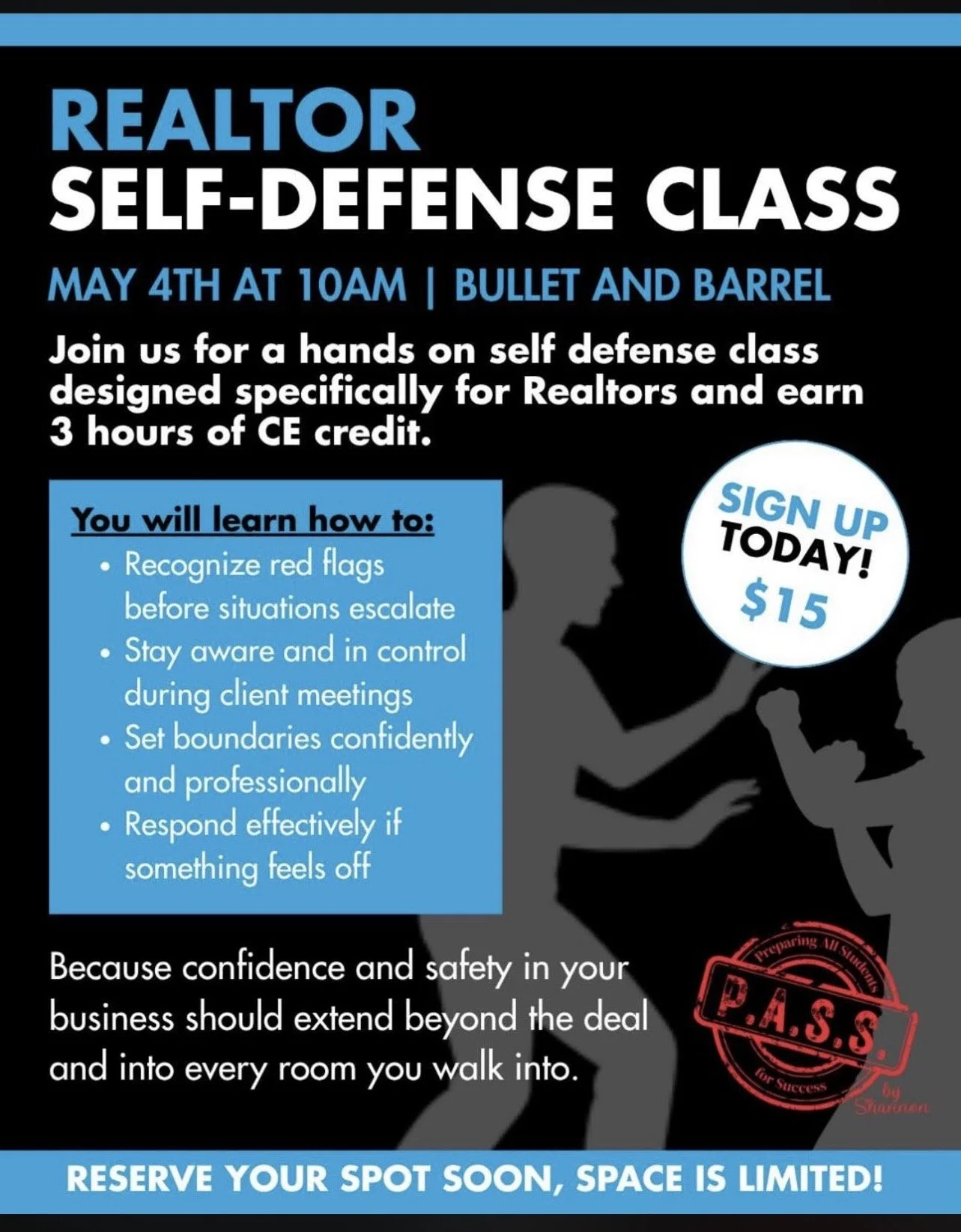Realtor Self-Defense Class
