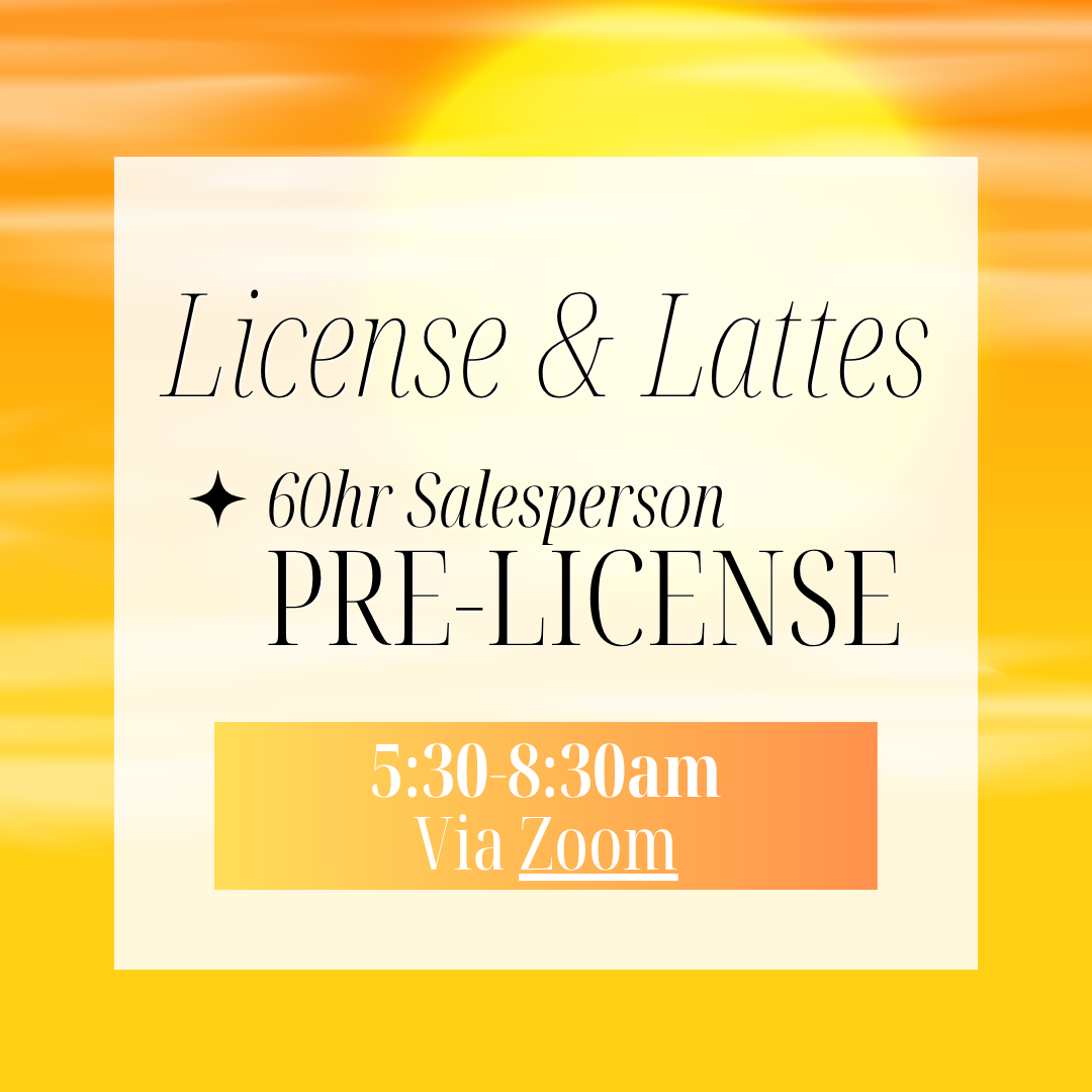 License & Lattes 60-Hour Pre-License Course