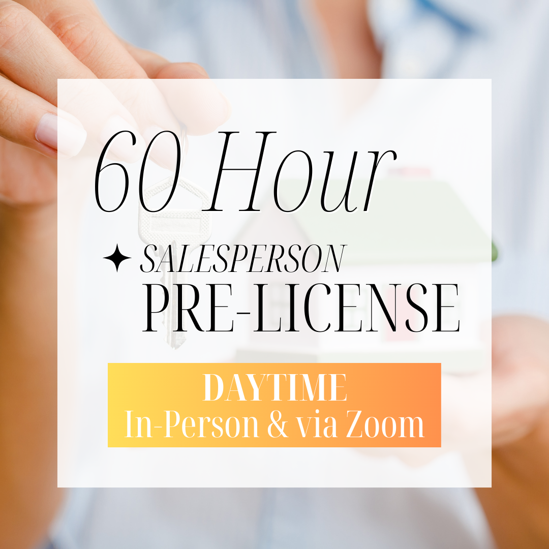 DAYTIME - 60-Hour Alabama Salesperson Pre-License Course