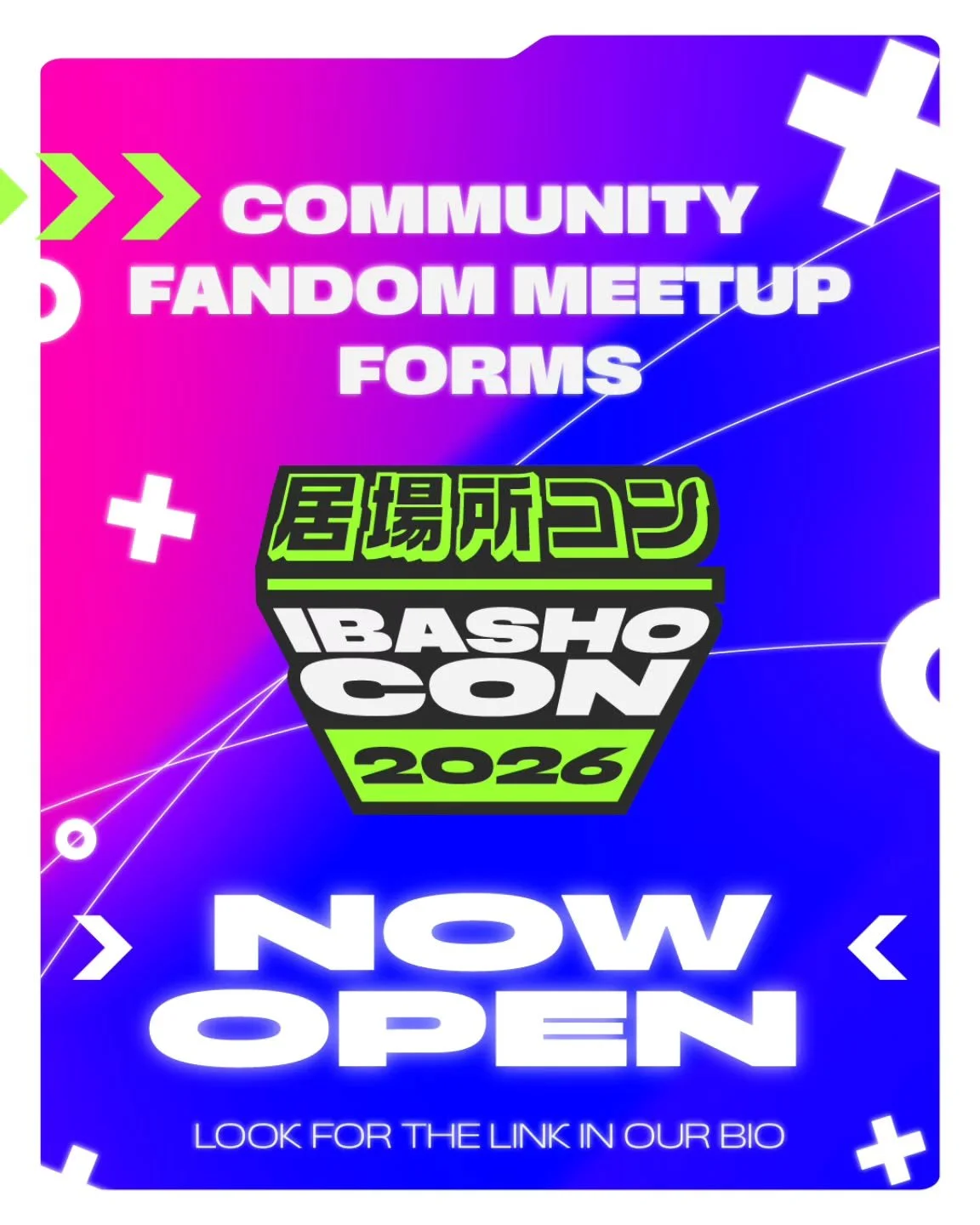 Want to bring your fandom out of the group chat and into the real world? Host a meetup and create your own unforgettable con moments! Deadline to submit an application is Jan 10, so don&rsquo;t miss out!
Apply at:
&zwnj;
https://www.eventeny.com/even