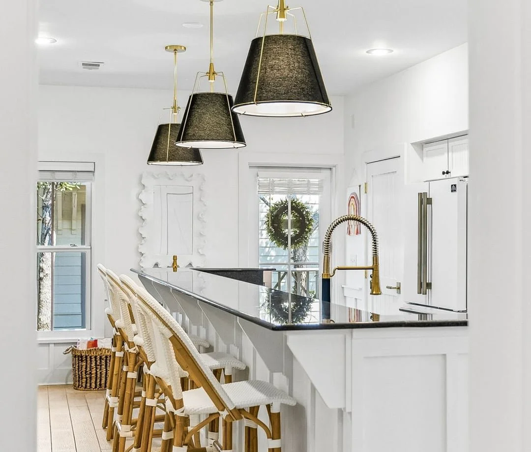 Kitchen details at The Big Sea, a 30A vacation rental in Seacrest Beach, FL
