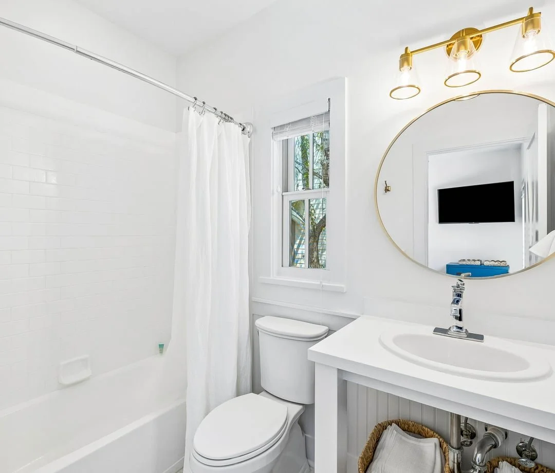Full bathroom at The Big Sea, a 30A vacation rental in Seacrest Beach, FL