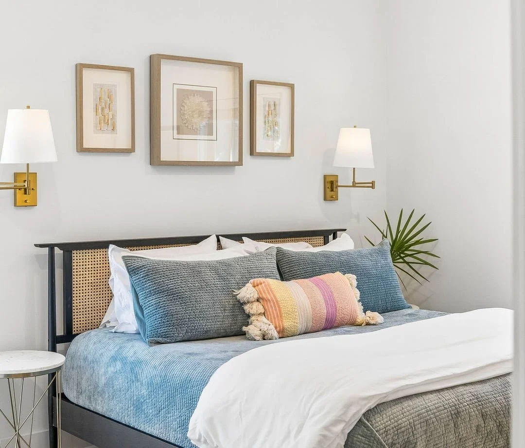 Primary bedroom seating at The Big Sea, a 30A vacation rental in Seacrest Beach, FL