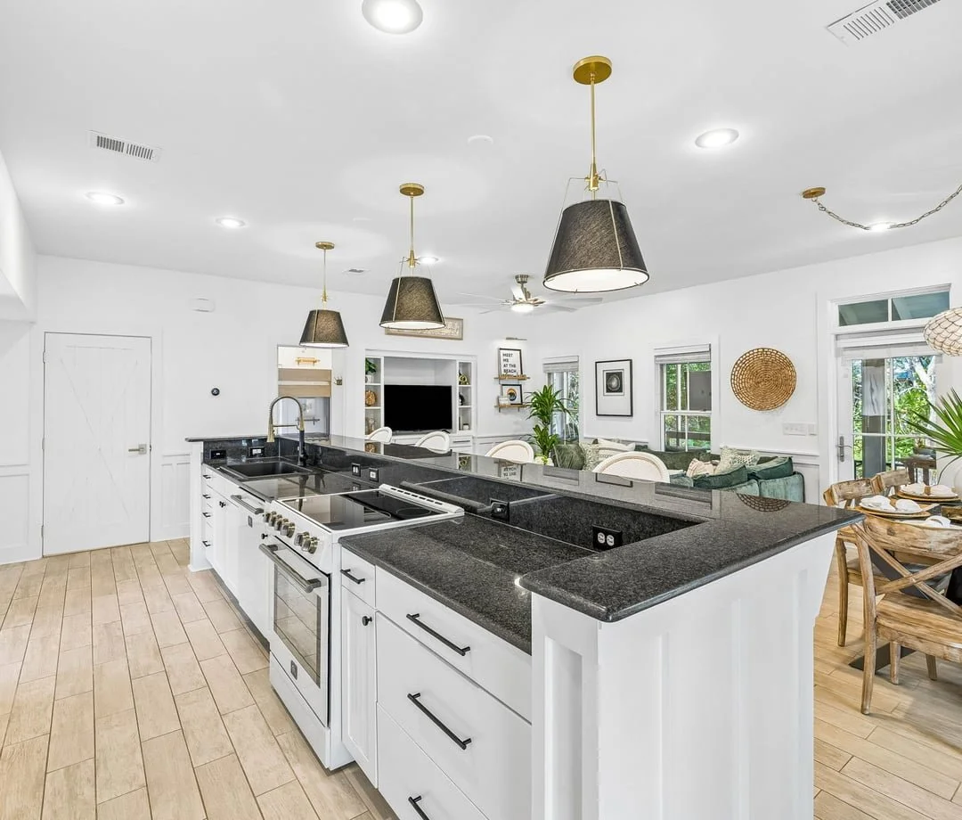 Fully equipped kitchen at The Big Sea in Seacrest Beach