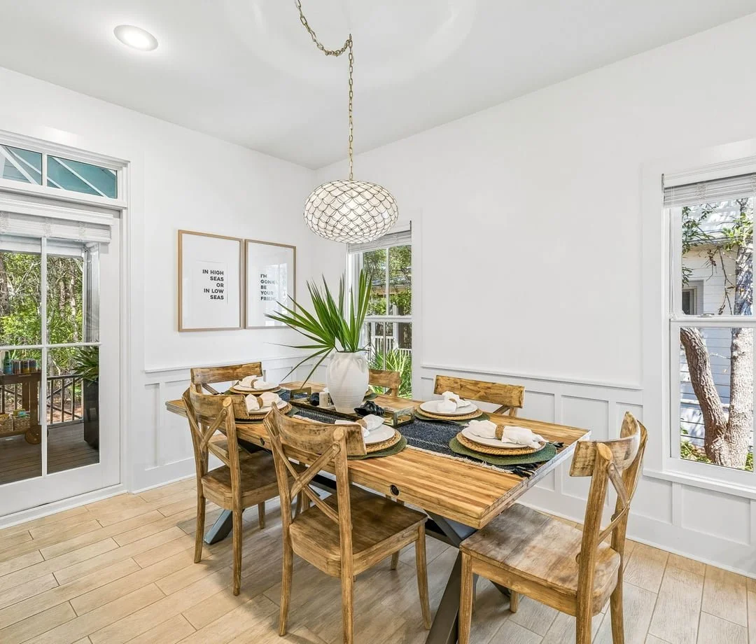 Dining table at The Big Sea, a 30A vacation rental in Seacrest Beach, FL