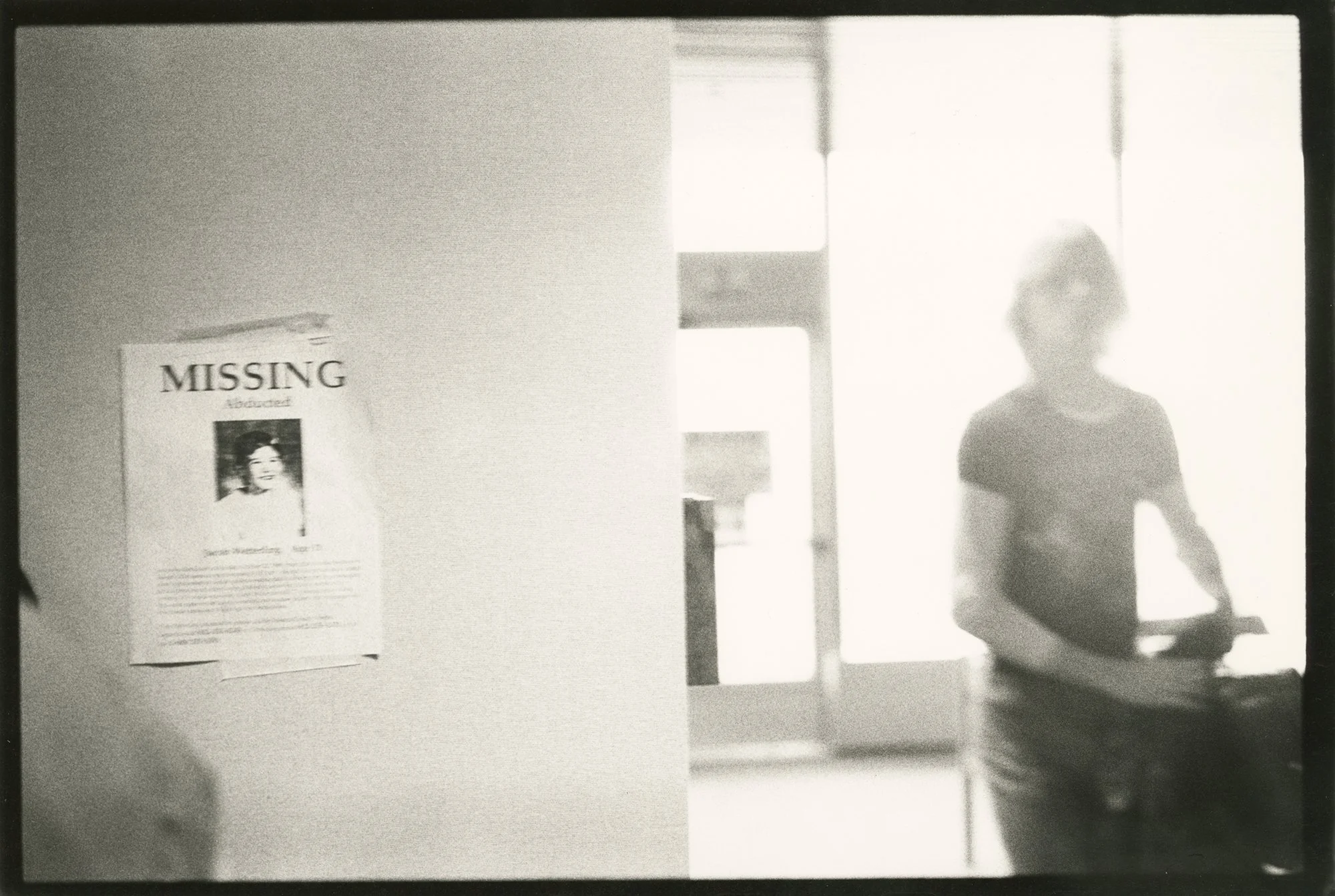 Missing Poster, Port Authority, NYC, 1991