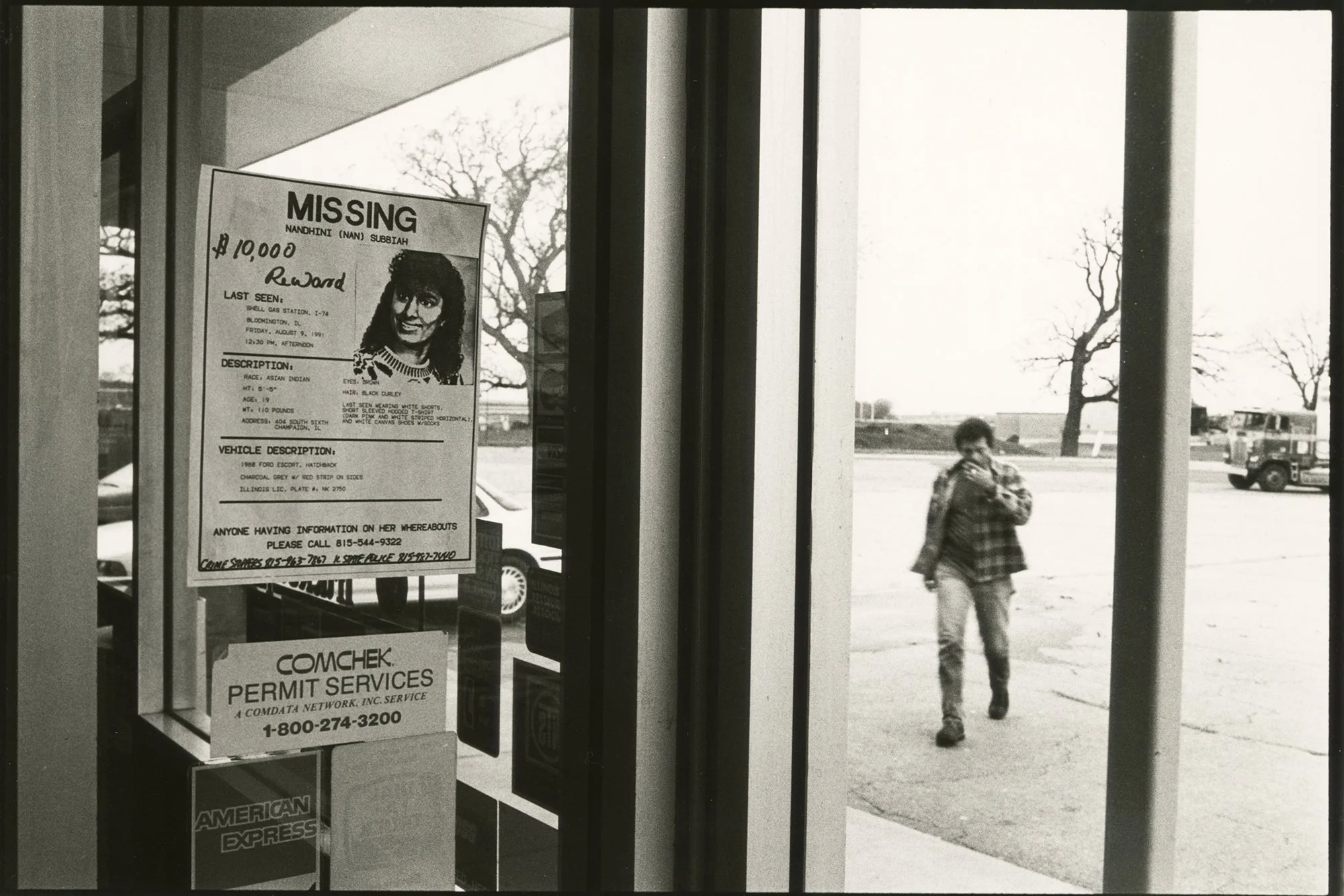 Missing Poster, Truck Stop, Wisconsin, 1989