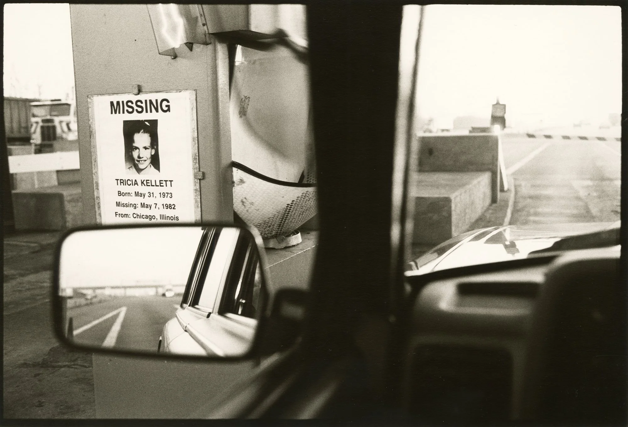 Missing Poster, Illinois Tollway, 1992