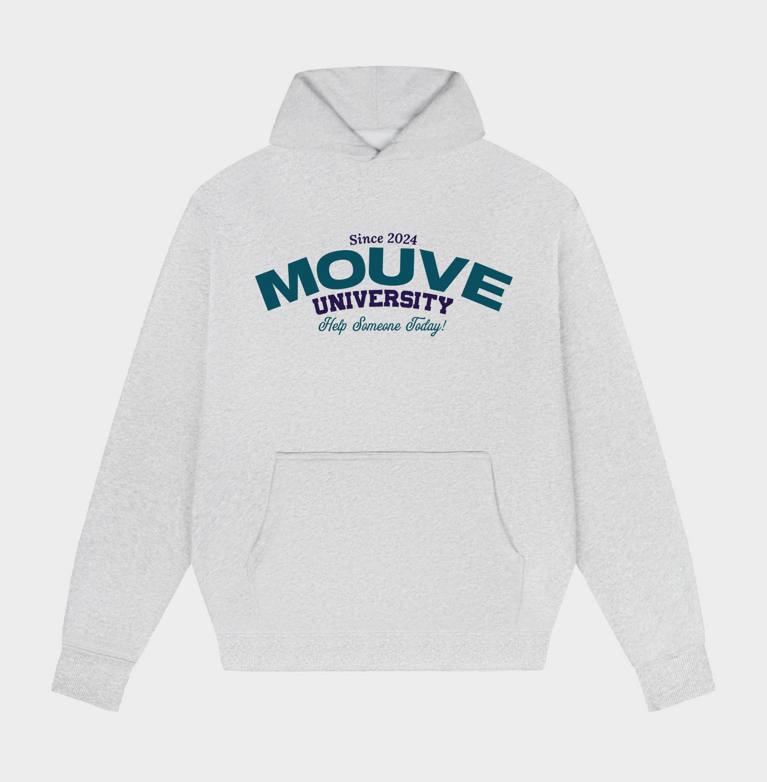 MOUVE "Multicolor University" pullover hoodies
