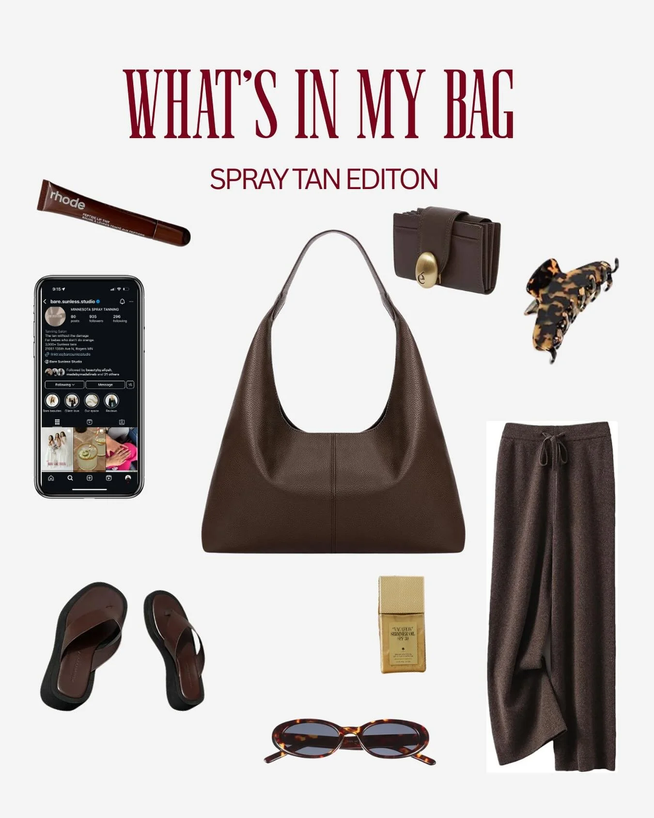 Nothing crazy, just a few essentials! 
+ of course leaving with product! 

#MNSprayTan  #MinnesotaTan  #MinneapolisSprayTan  #TwinCitiesTan  #MNTanning  #MinnesotaGlow  #MidwestTan  #MNSunlessTan  #BronzedMN  #GlowMinnesota  #MNTanBabes  #StPaulSpray