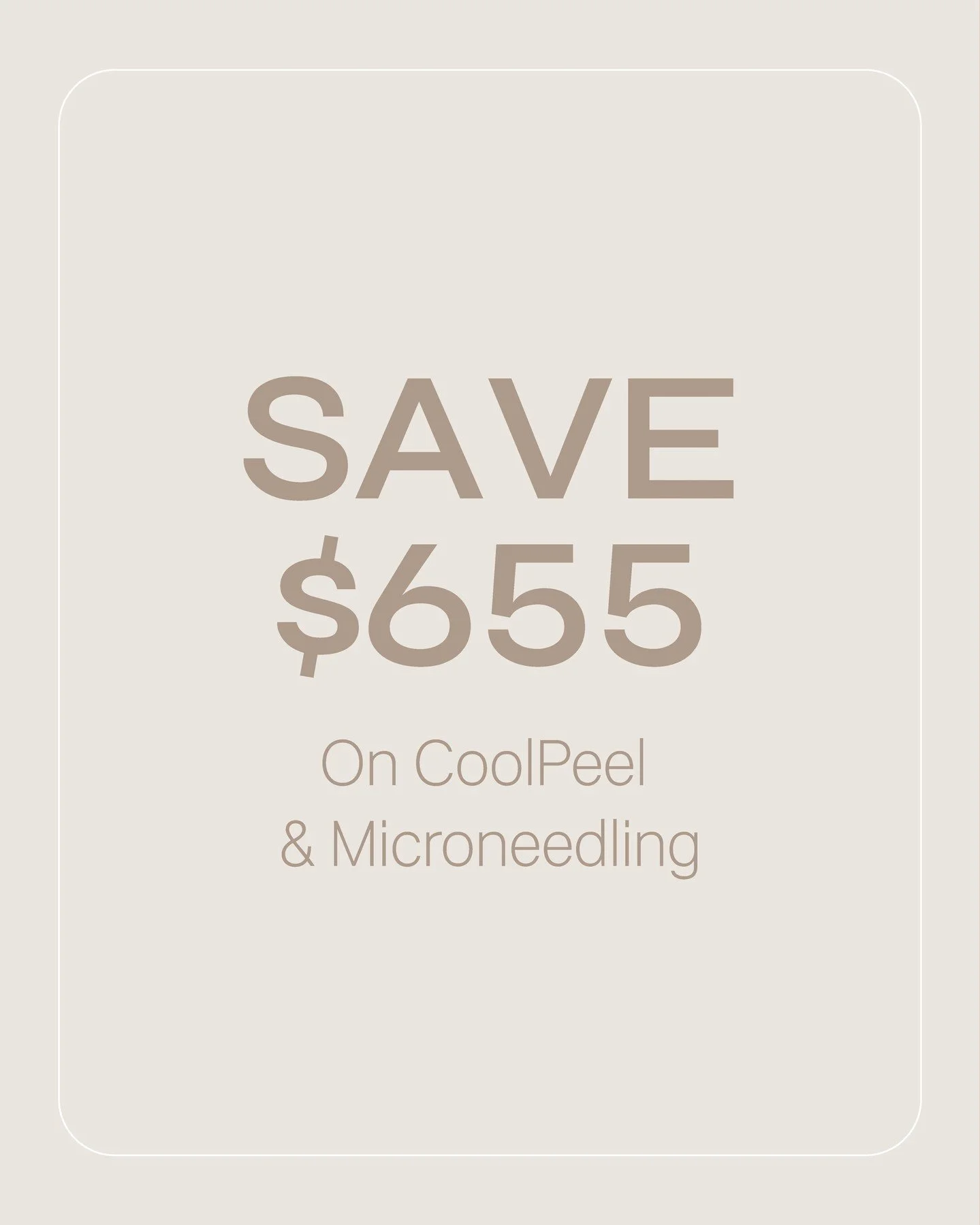Our most popular treatment combo! 

Microneedling + CoolPeel = smoother, brighter, tighter skin.

And October is the perfect time to book your glow!