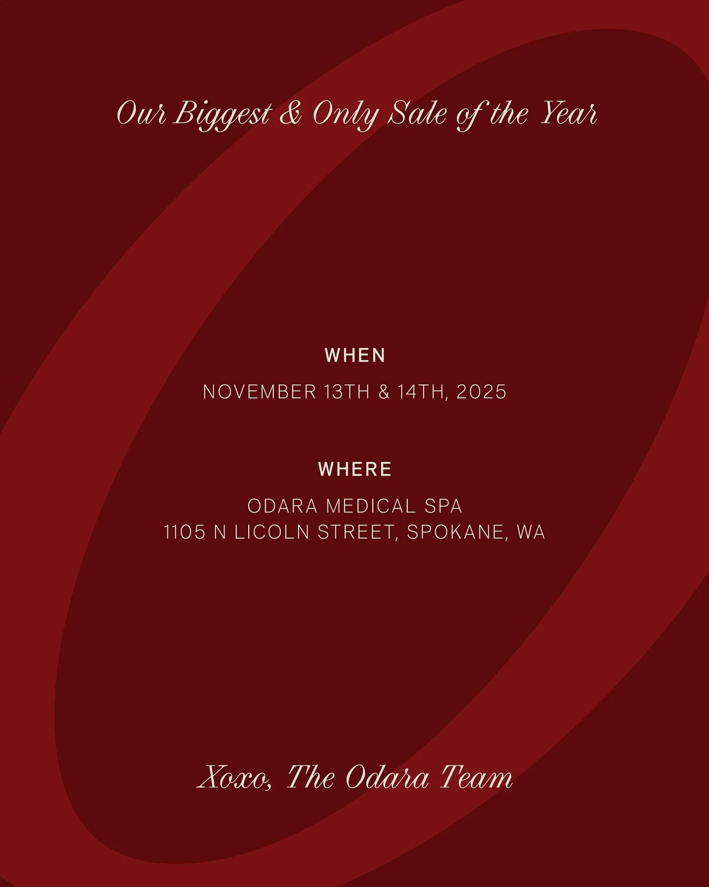 We are (almost) one week away from our biggest event of the year!!! 

🫶 Mark your calendars
🫶 Opt into our emails
🫶 RSVP online 
🫶 Start your shopping list 

Every year is bigger and better than ever&hellip; but this year feels, massive? Unbeatab