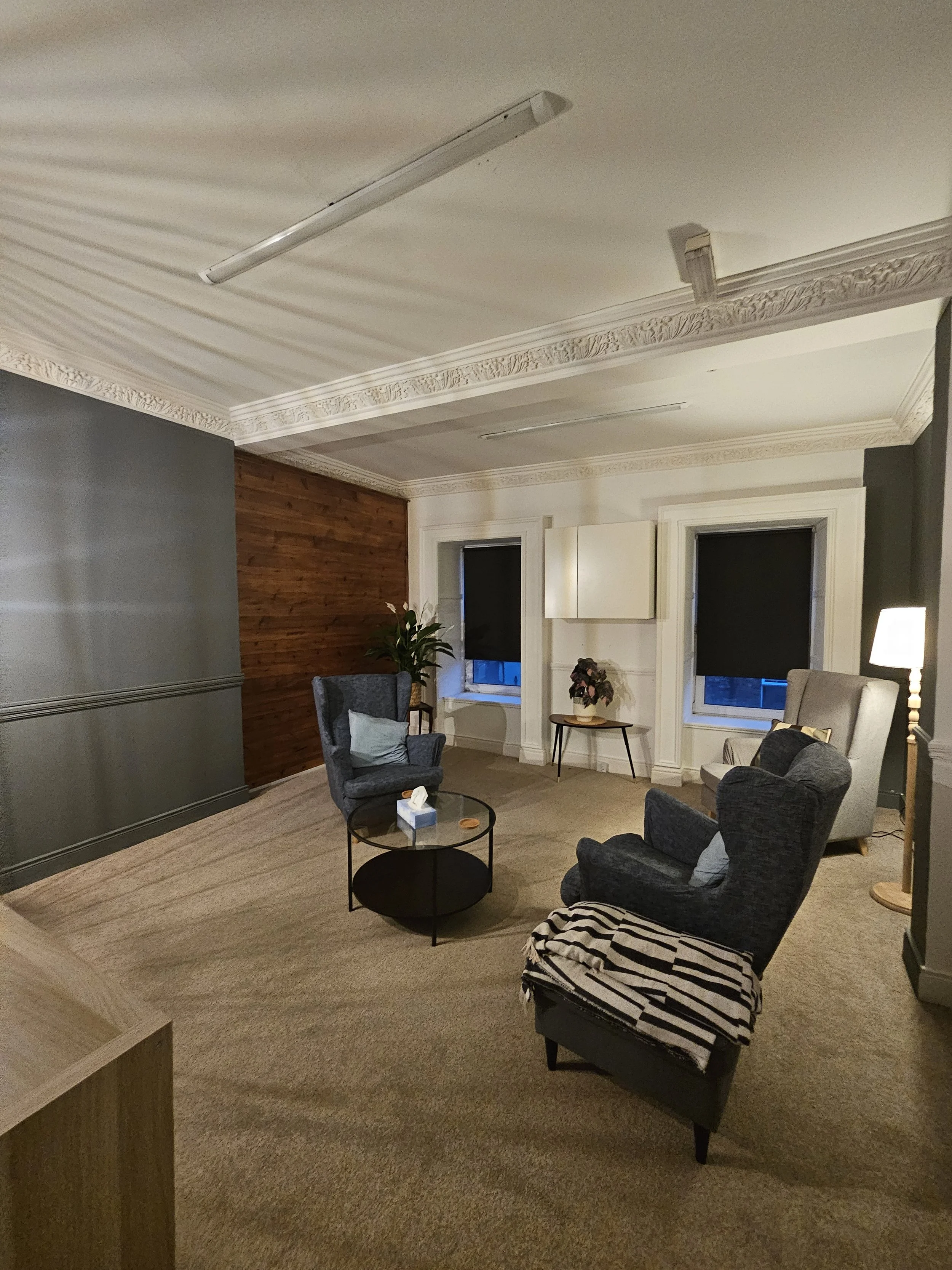 The Coping Corner Therapy Room