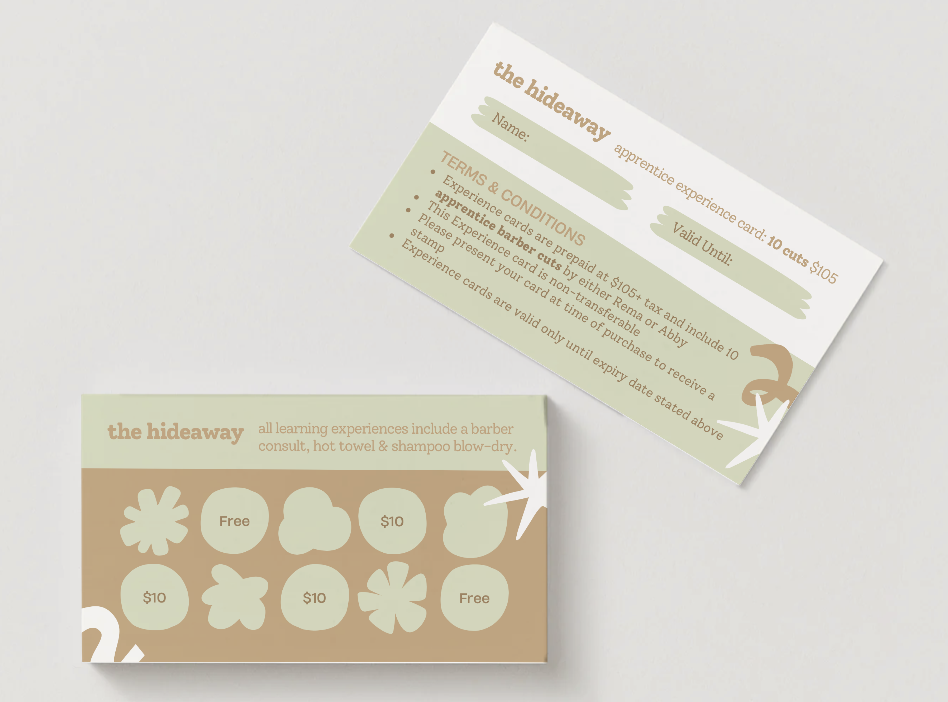Apprentice Experience Cards