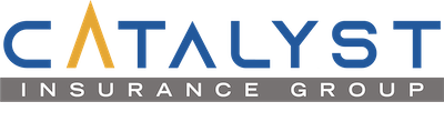 Logo of Catalyst Insurance Group with text 'Business, Auto, Home, Life, Impact' displayed underneath