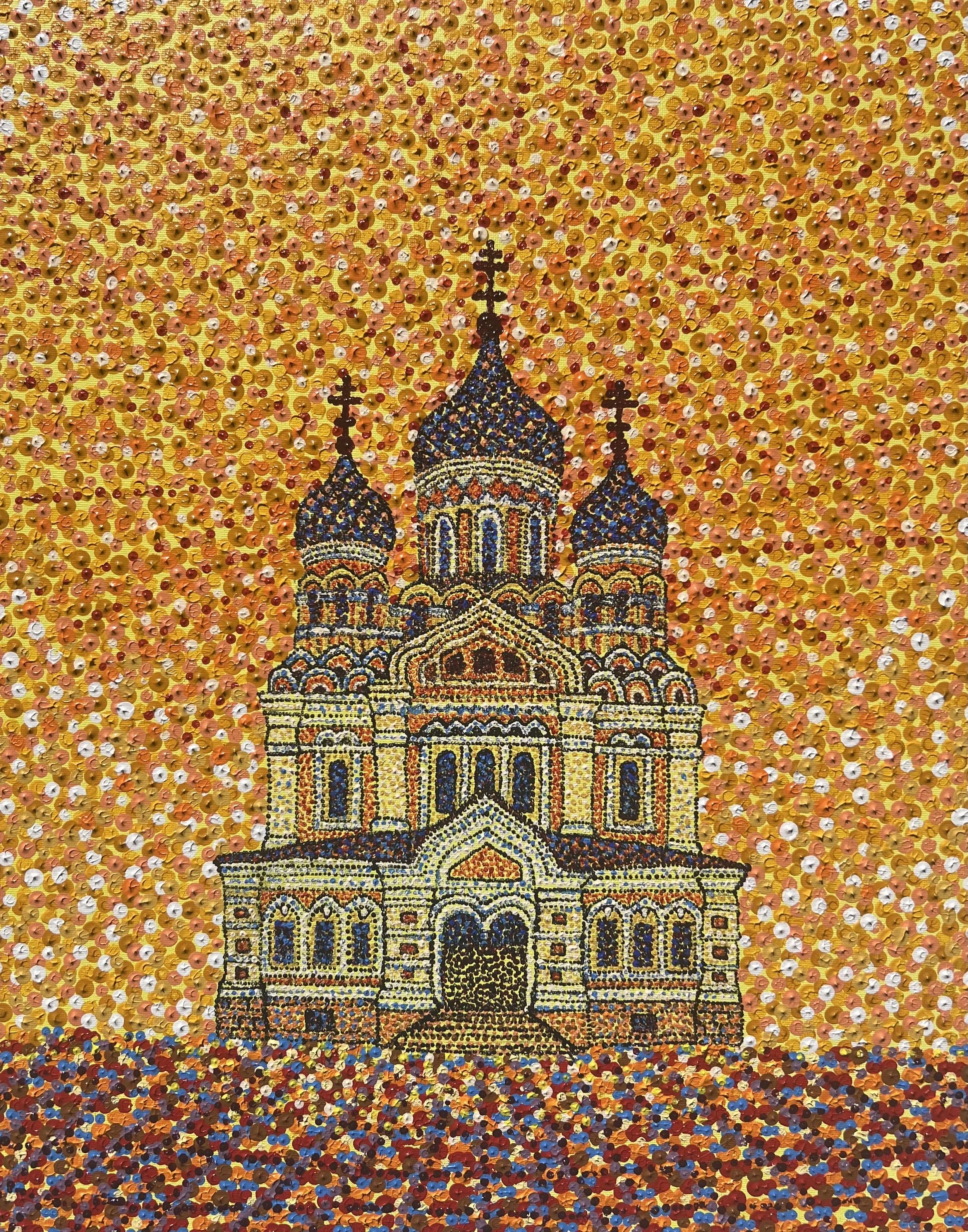 “Black Domes” Cathedral (Tallinn, Estonia) - 16x20